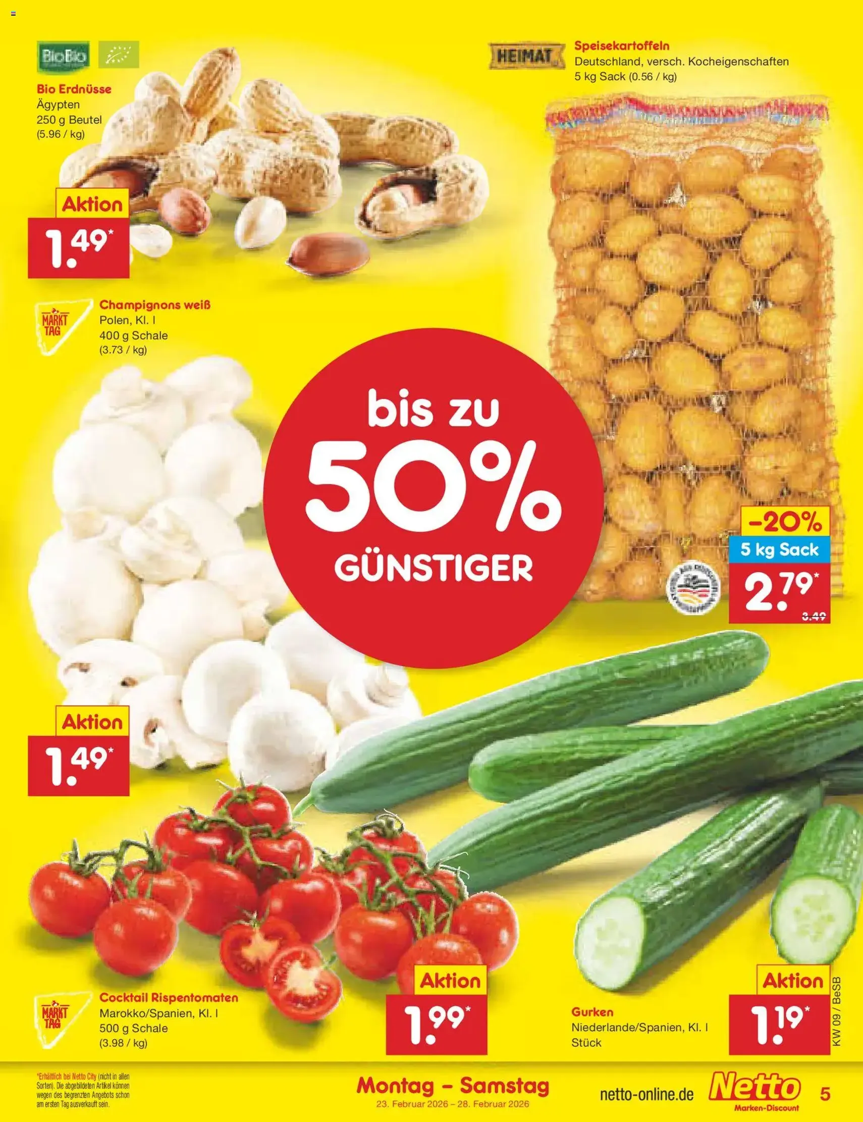 Netto Marken-Discount Prospekt - Gültiger Prospekt ab 23.02.2026, Seite 5 von insgesamt 59