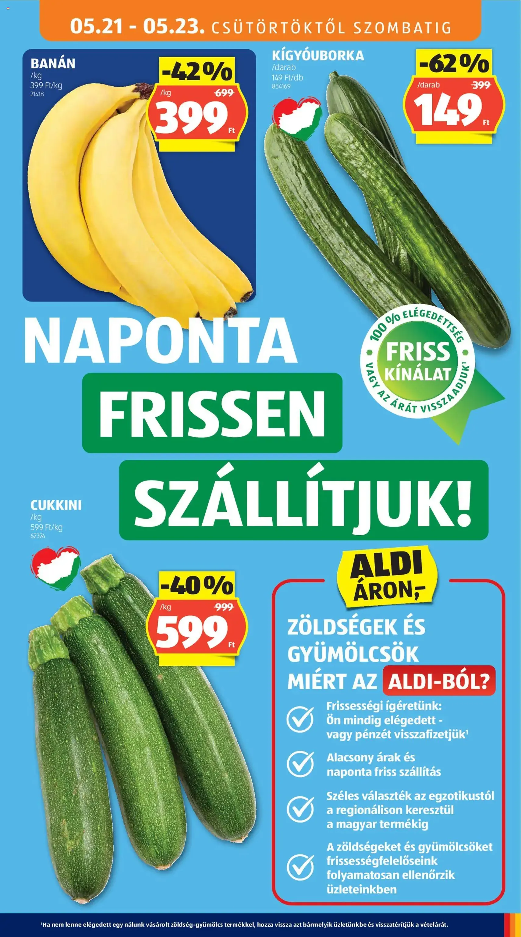 Aldi akciós újság - 2026.05.21. érvényes szórólap 9 oldal 65 oldalból