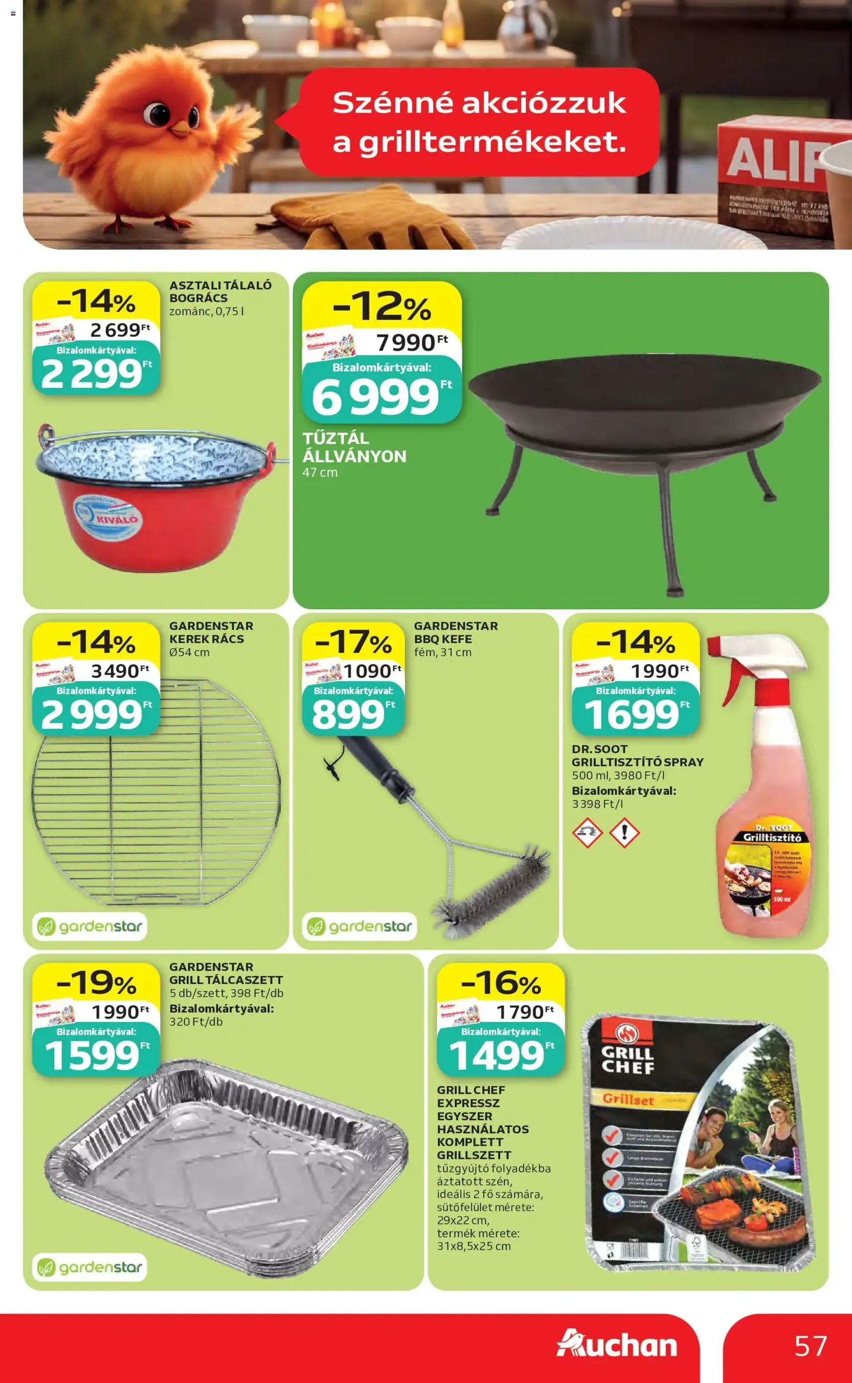 Auchan akciós újság - 2026.05.14. érvényes szórólap 57 oldal 58 oldalból
