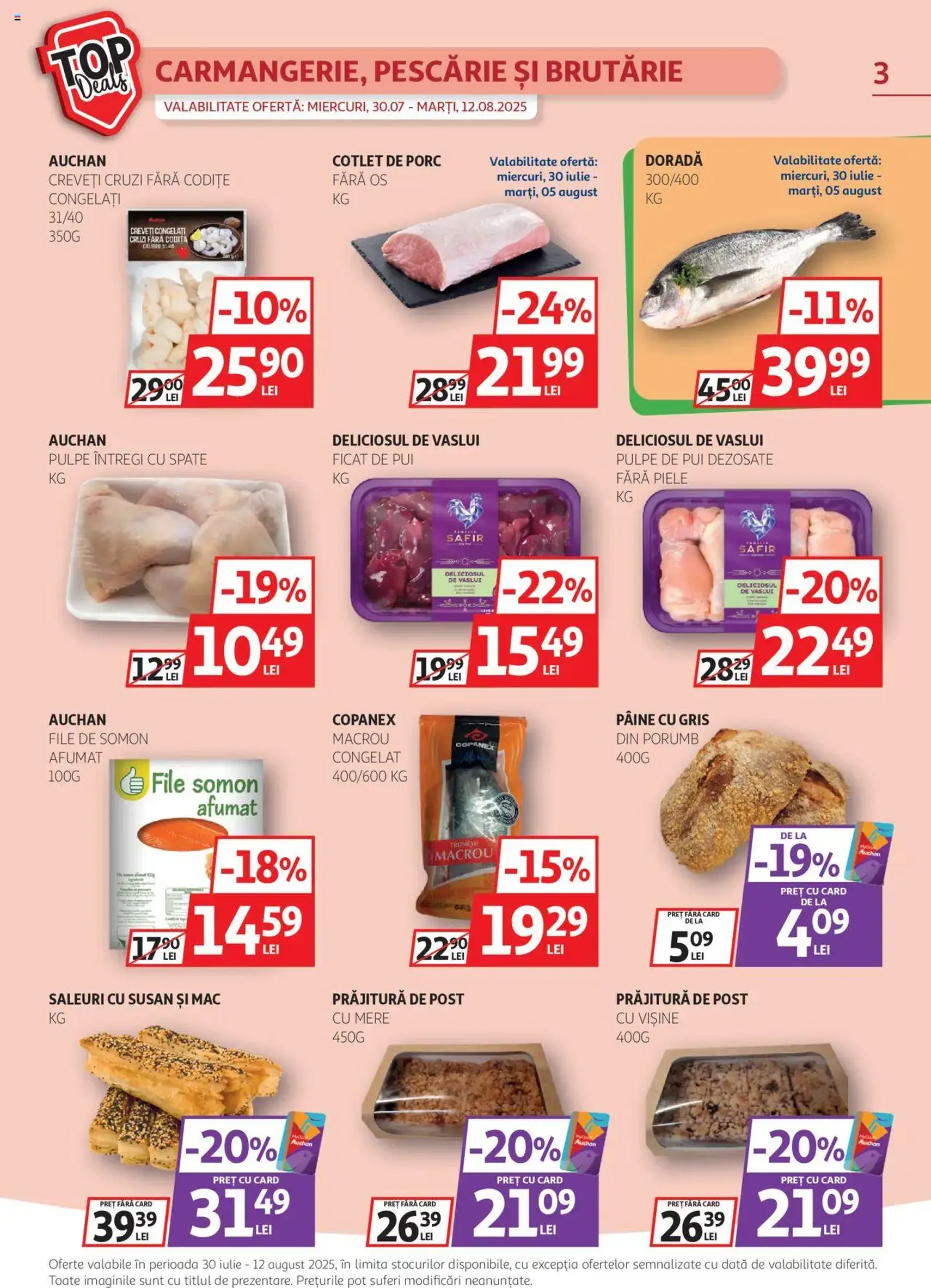 Catalog Auchan - cataloage valabile începând cu 30.07.2025 pagina 3 din 26 Catalog Auchan - cataloage valabile începând cu 30.07.2025 pagina 3 din 26