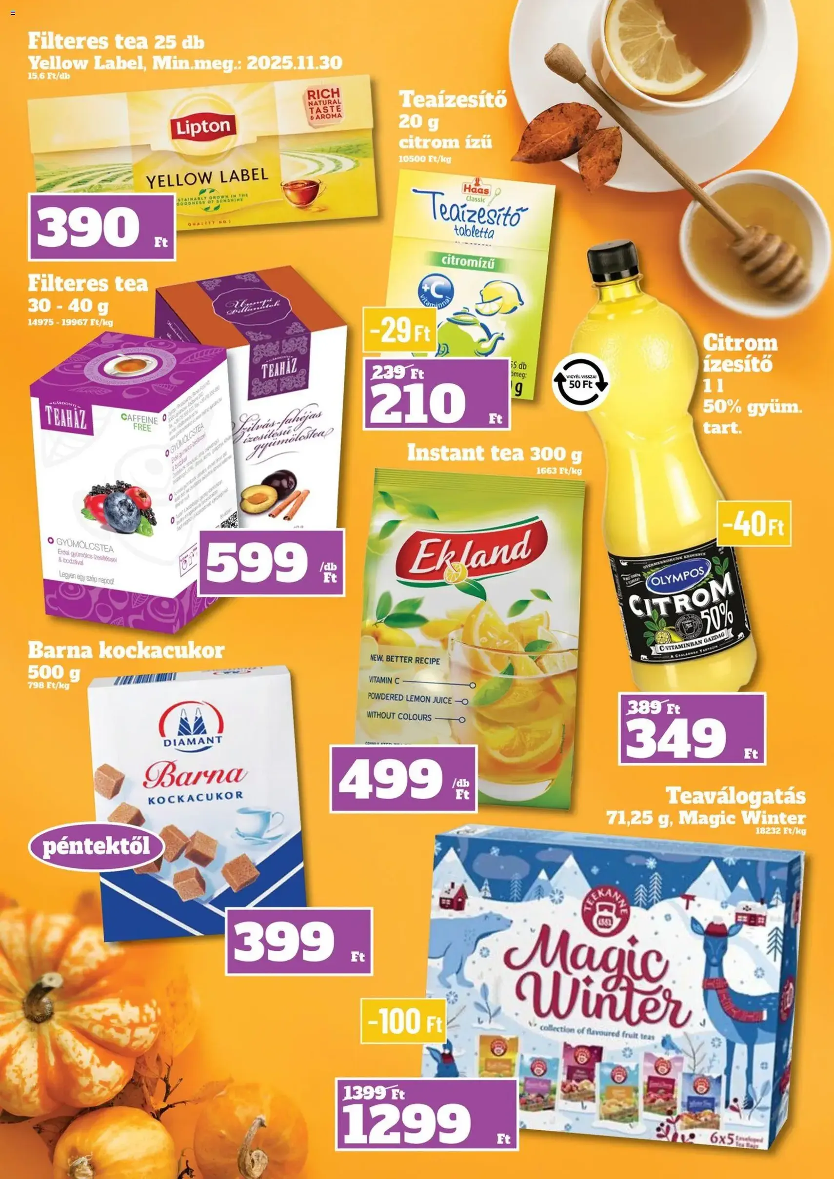 Family Diszkont Akciós újság - 2025.10.30. érvényes szórólap 4 oldal 29 oldalból