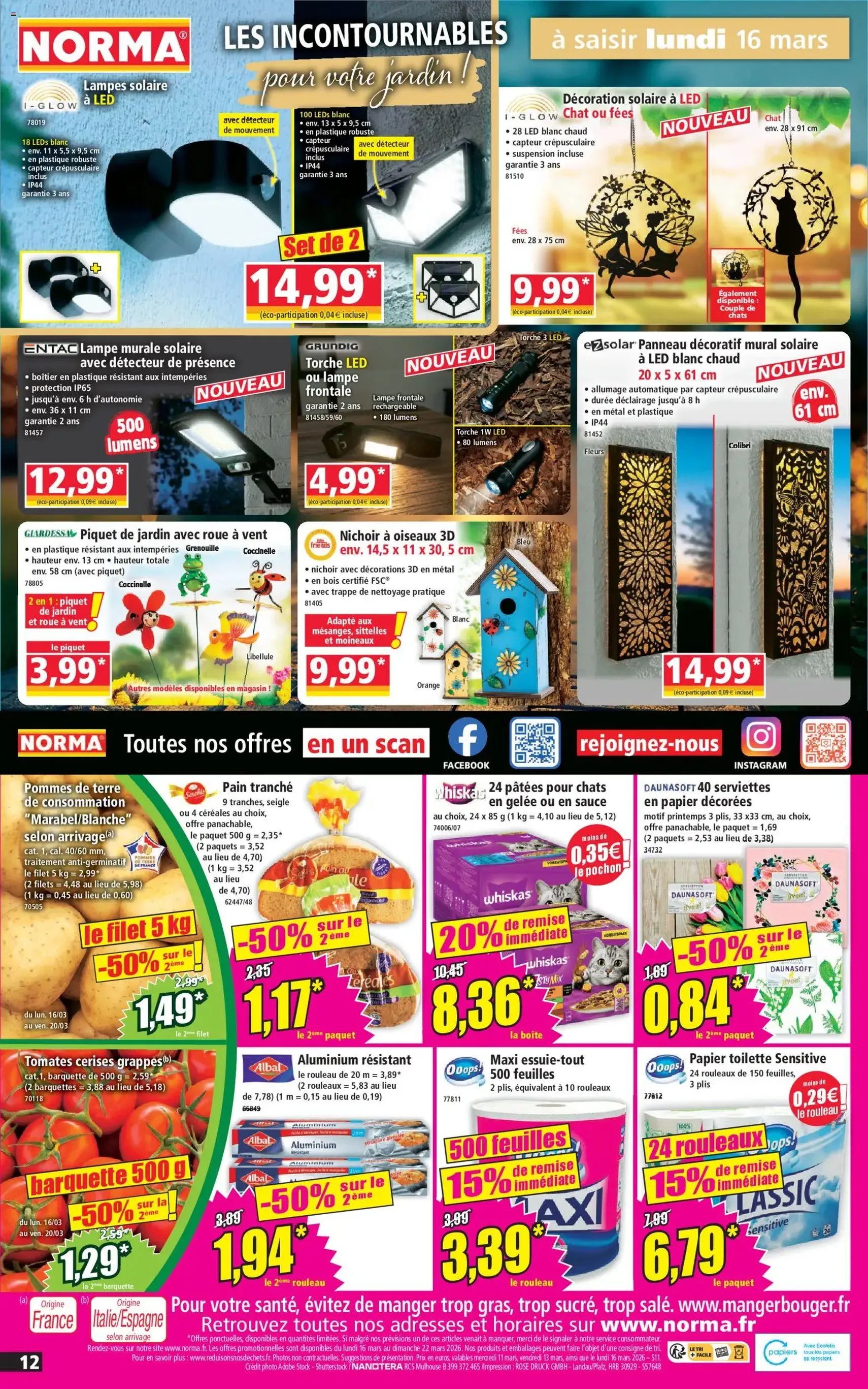 Norma catalogue - brochure valable à partir du 11/03/2026, page 12 sur 14