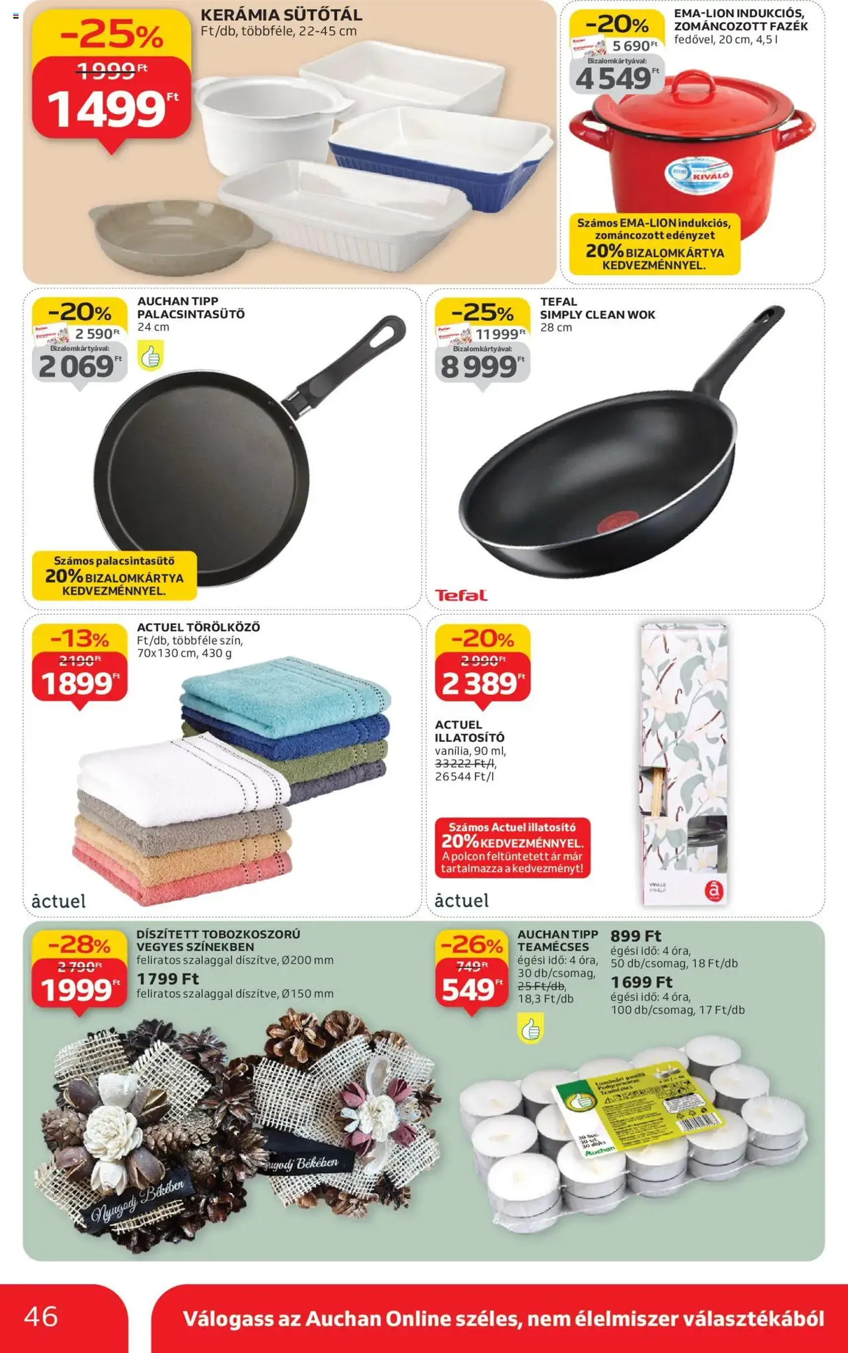 Auchan Akciós újság - 2025.10.24. érvényes szórólap 46 oldal 52 oldalból Auchan Akciós újság - 2025.10.24. érvényes szórólap 46 oldal 52 oldalból