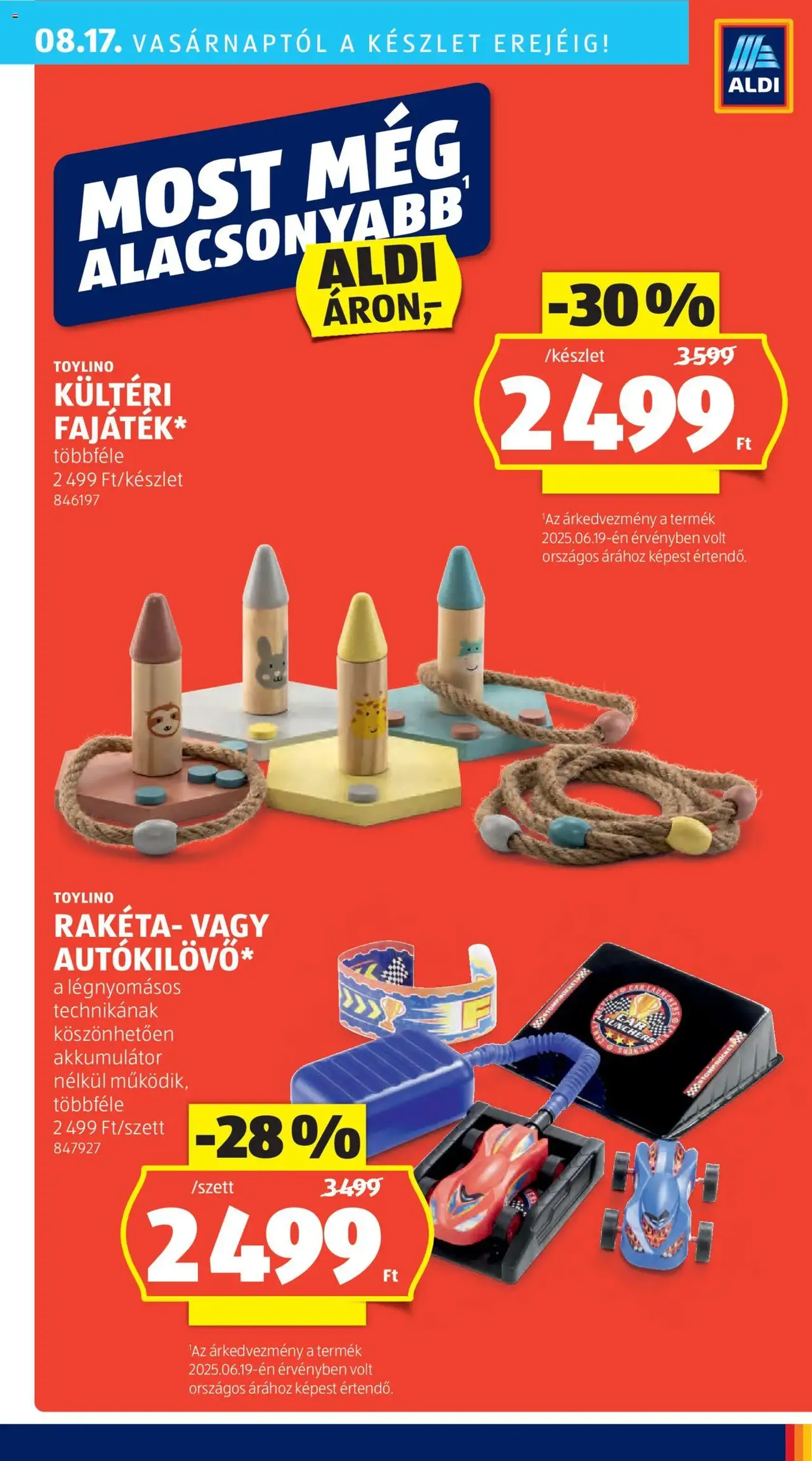 Aldi Akciós újság - 2025.08.14. érvényes szórólap 5 oldal 52 oldalból Aldi Akciós újság - 2025.08.14. érvényes szórólap 5 oldal 52 oldalból