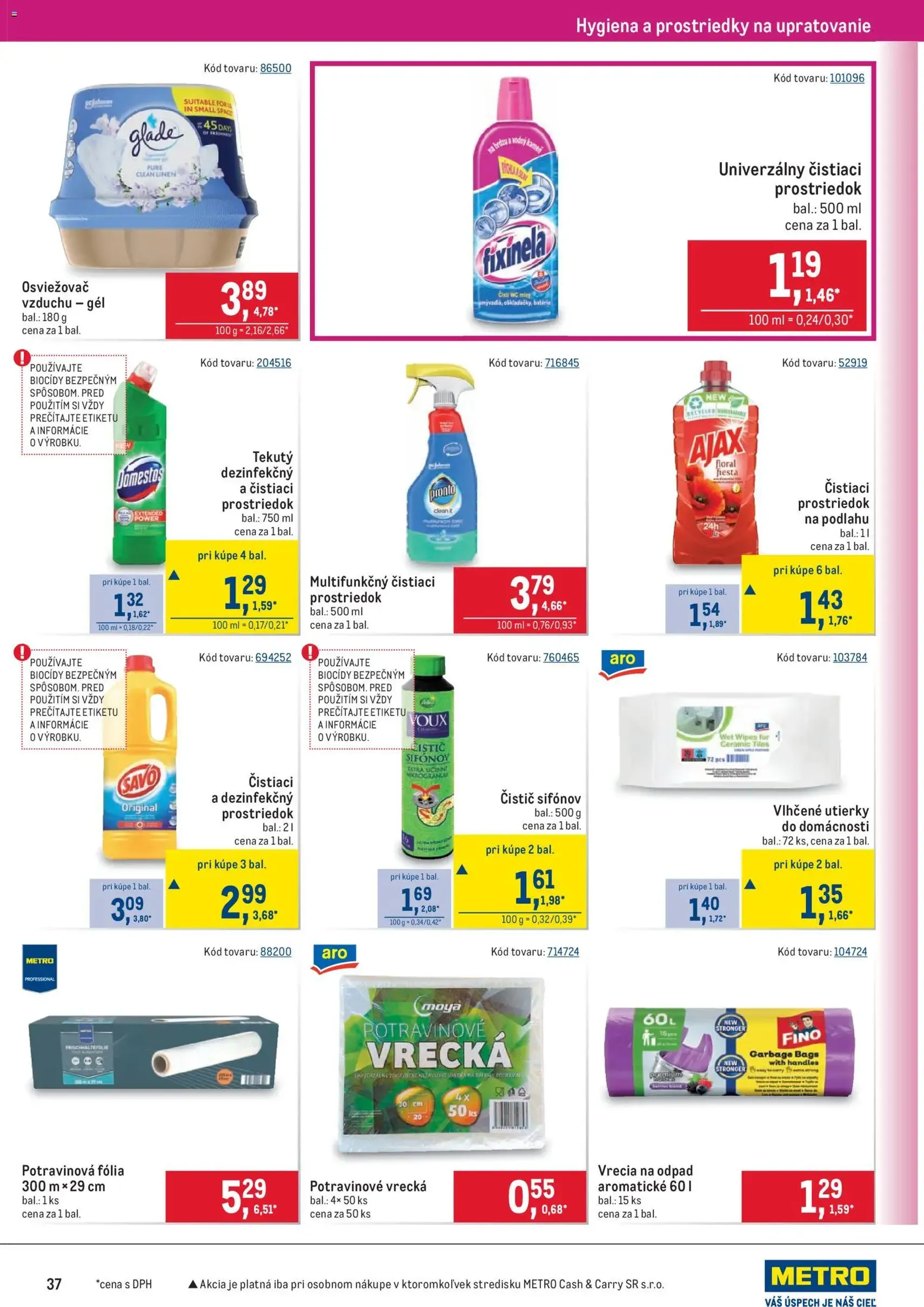 Metro maloobchod - platný leták od 02.01.2026 strana 37 z 40