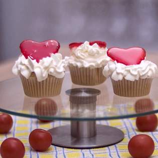Recipe preview Easy homemade Valentine's muffins recipe