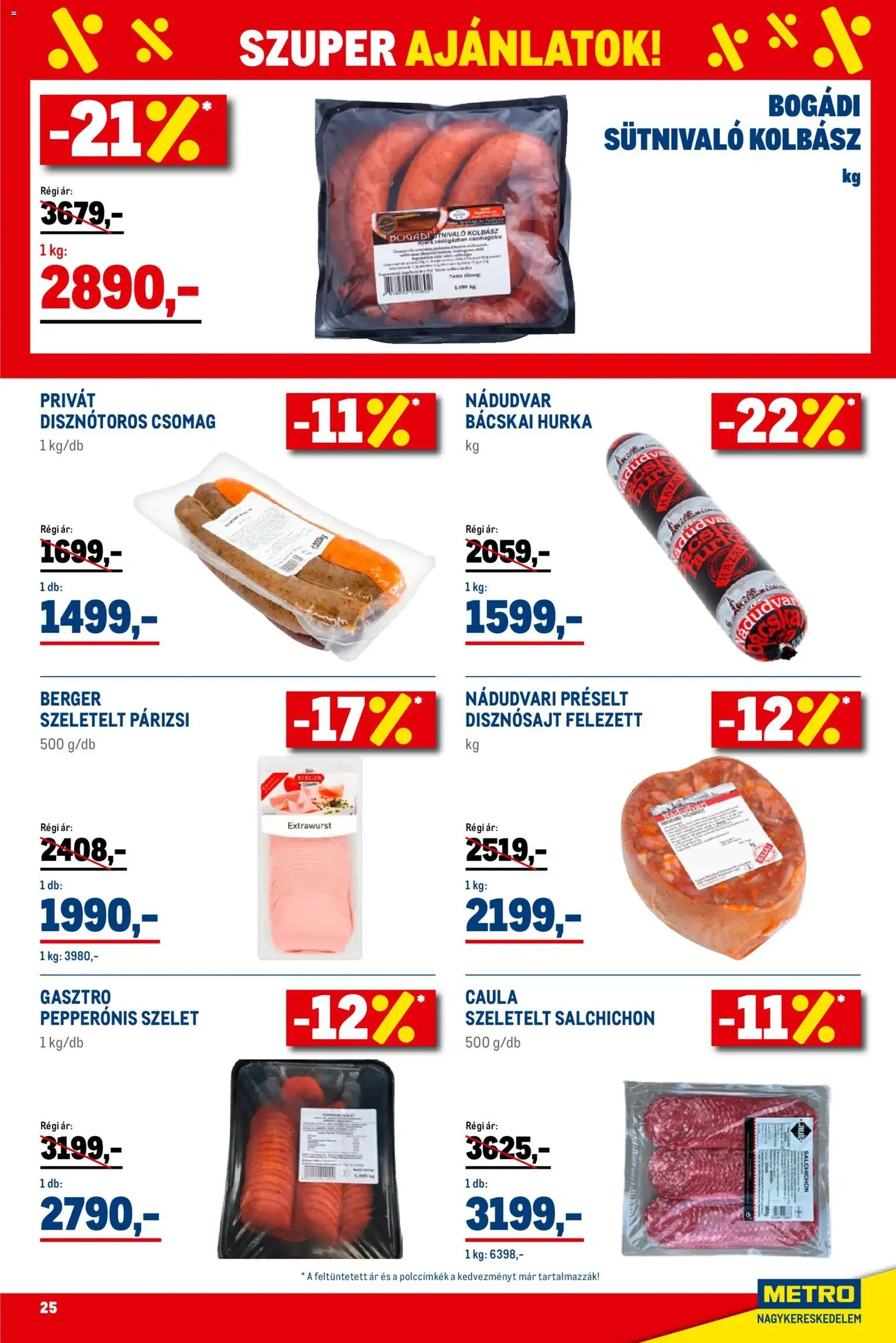Metro - Élelmiszer és Szezonális katalógus 2026/02 - 2026.02.01. érvényes szórólap 25 oldal 41 oldalból
