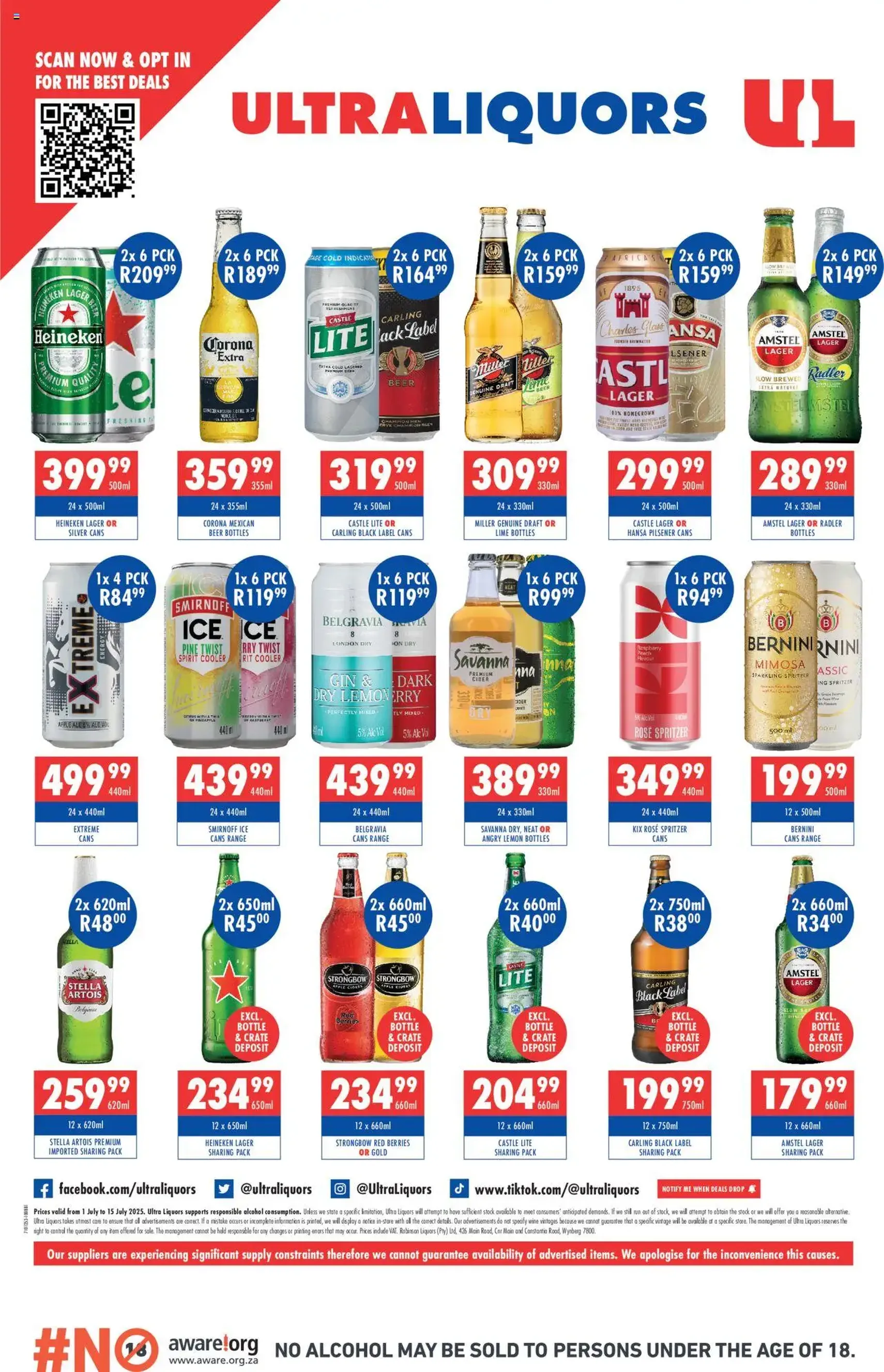 Ultra Liquors Specials - valid flyer from 01/07/2025, page 4 of 4