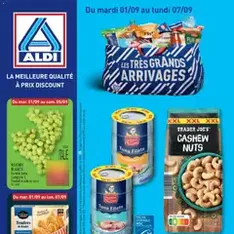 Aldi catalogue - Prévisualisation du catalogue valable à partir du 01/09/2026