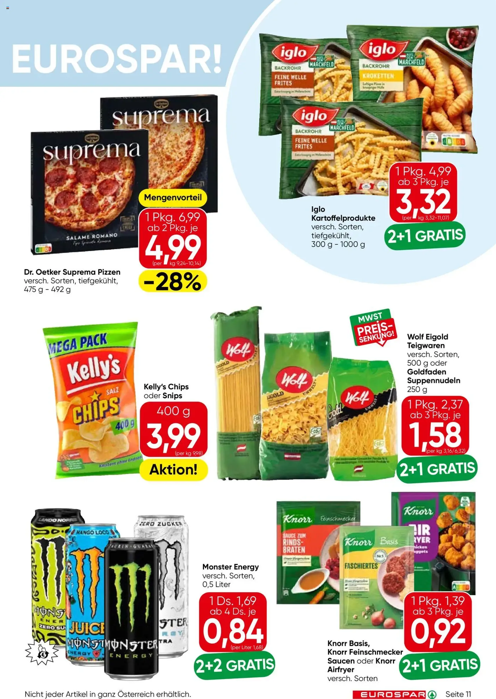 Eurospar Flugblatt - Gültiger Prospekt ab 27.08.2026, Seite 11 von insgesamt 16