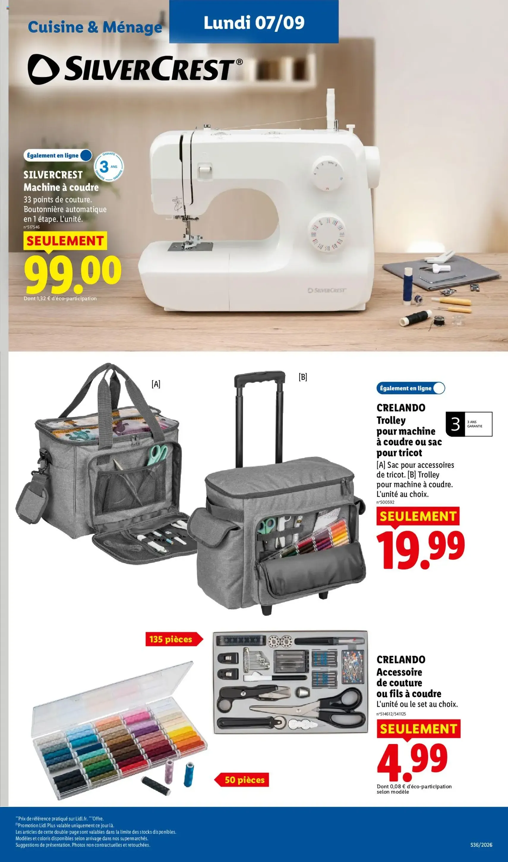 LIDL catalogue - brochure valable à partir du 03/09/2026, page 57 sur 61