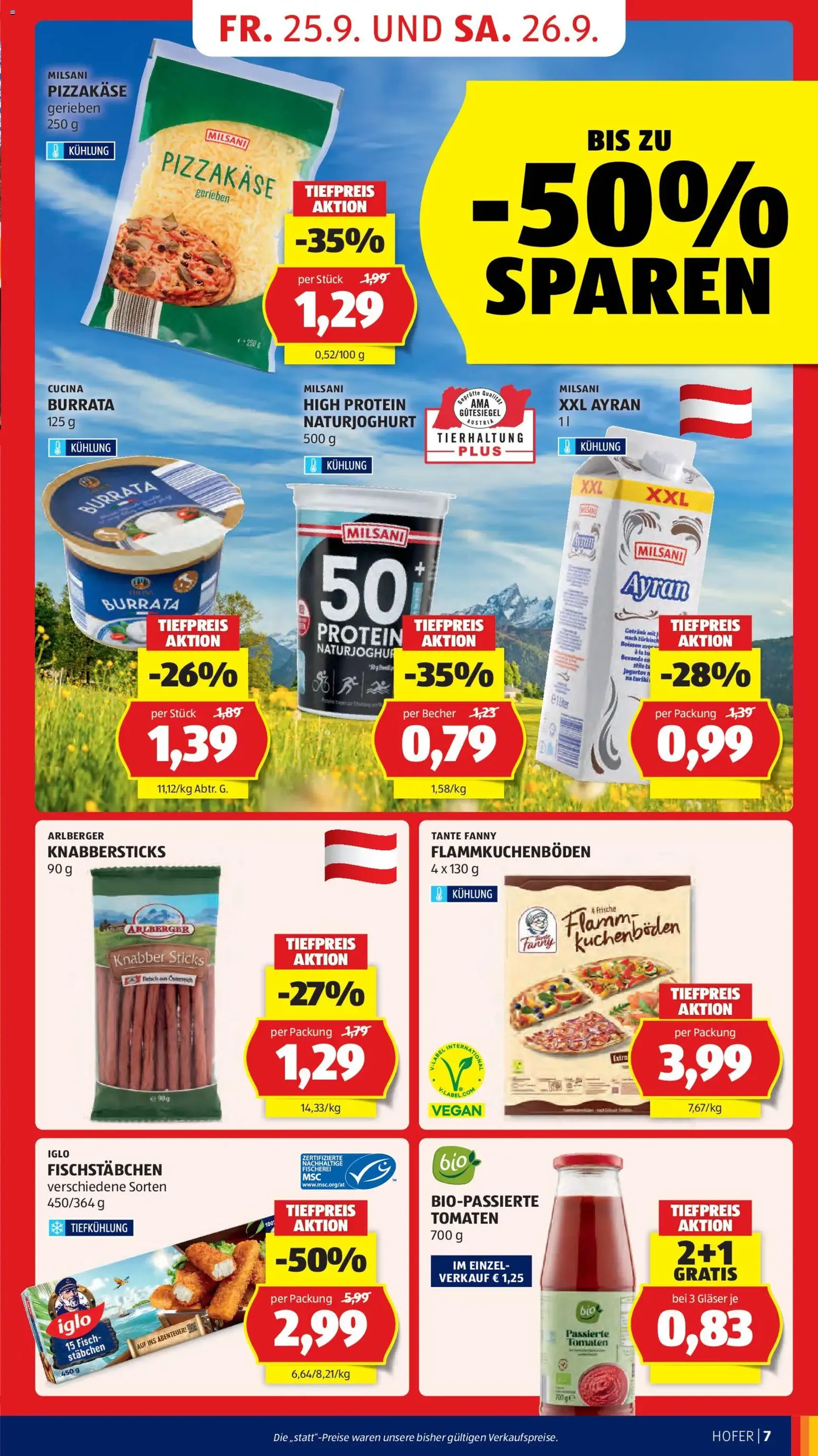 Hofer Flugblatt - Gültiger Prospekt ab 25.09.2026, Seite 13 von insgesamt 49