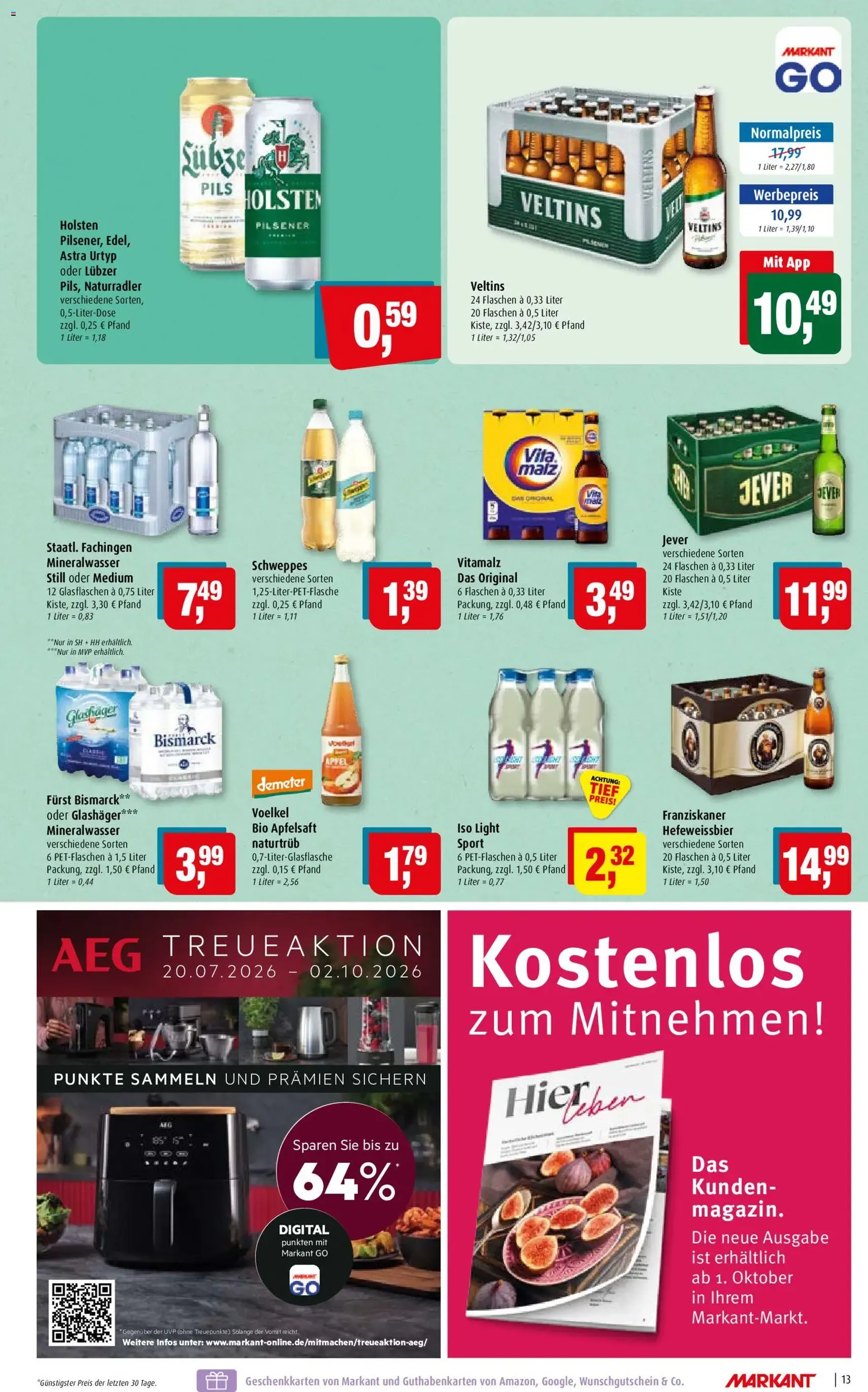 Markant Prospekt - Gültiger Prospekt ab 28.09.2026, Seite 13 von insgesamt 14