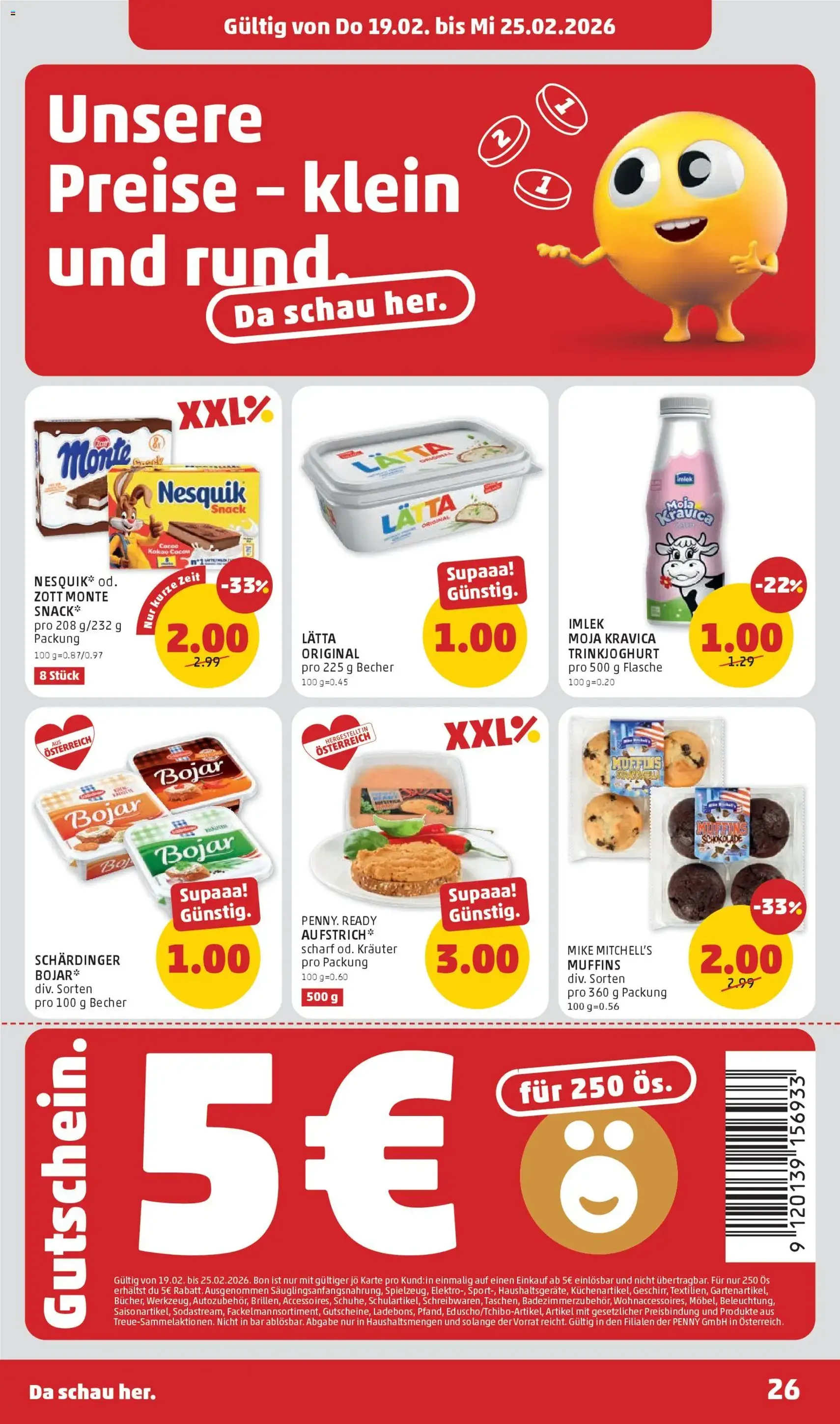 Penny Markt Flugblatt - Gültiger Prospekt ab 19.02.2026, Seite 26 von insgesamt 32