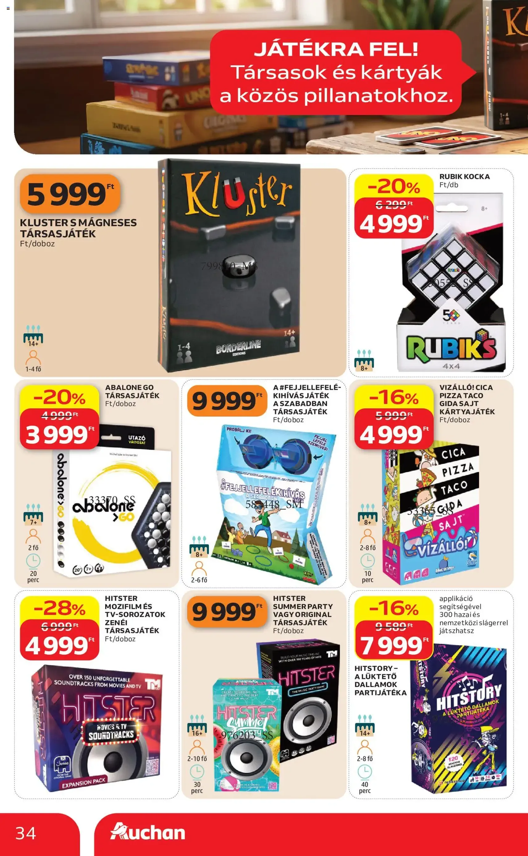 Auchan akciós újság - 2026.07.09. érvényes szórólap 34 oldal 50 oldalból