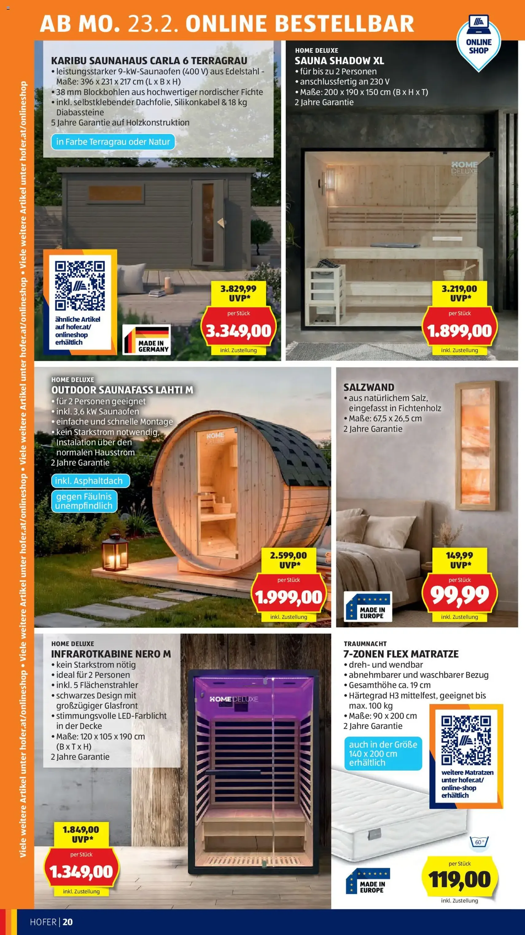 Hofer Flugblatt - Gültiger Prospekt ab 20.02.2026, Seite 24 von insgesamt 37