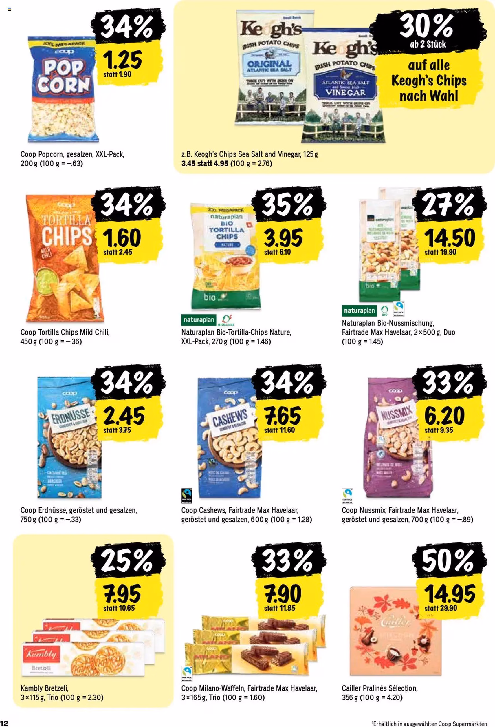Coop Aktionen - Gültiger Prospekt ab 23.10.2025, Seite 12 von insgesamt 28 Coop Aktionen - Gültiger Prospekt ab 23.10.2025, Seite 12 von insgesamt 28