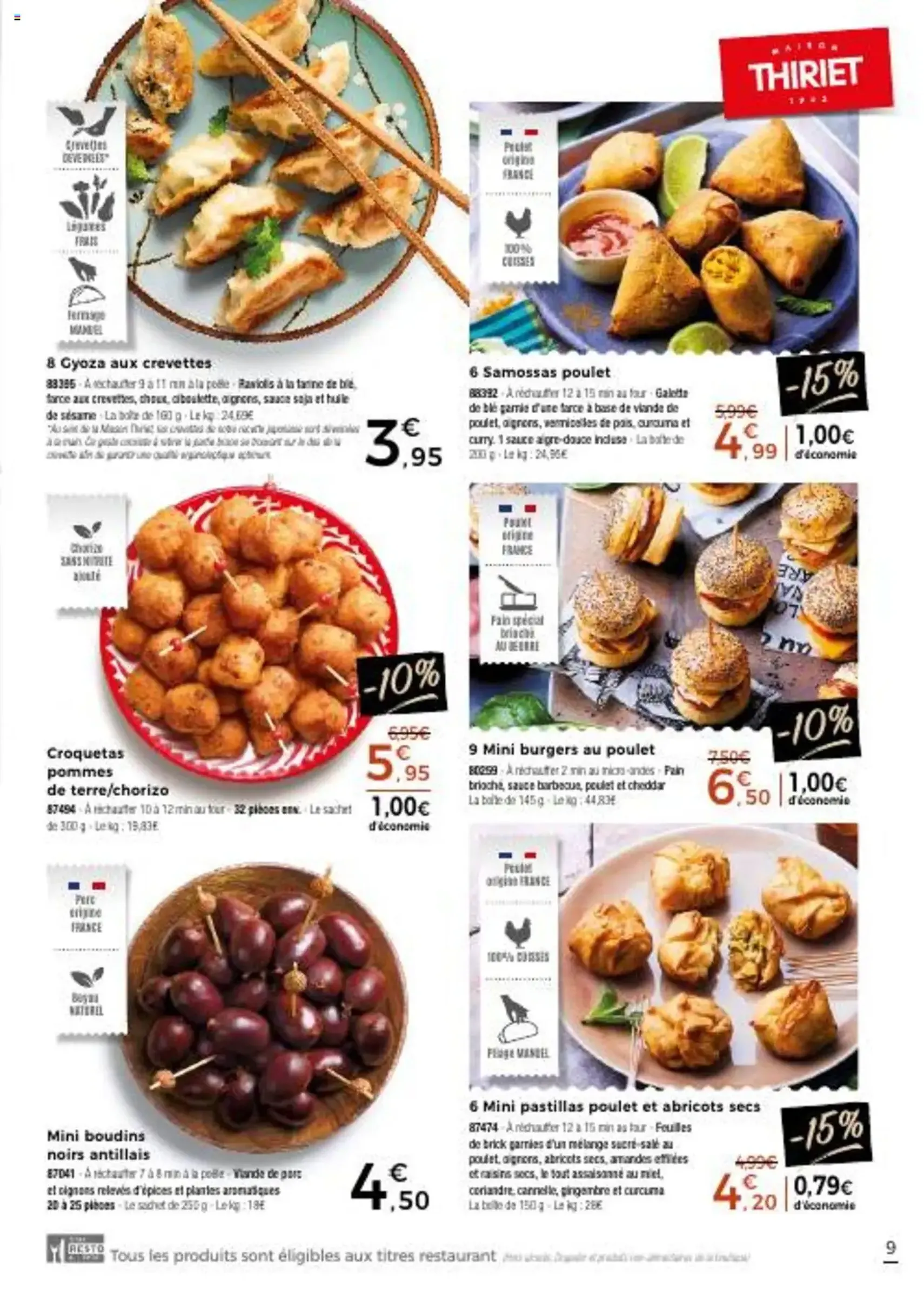 Thiriet catalogue livraison à domicile - brochure valable à partir du 11/07/2025, page 9 sur 80 Thiriet catalogue livraison à domicile - brochure valable à partir du 11/07/2025, page 9 sur 80