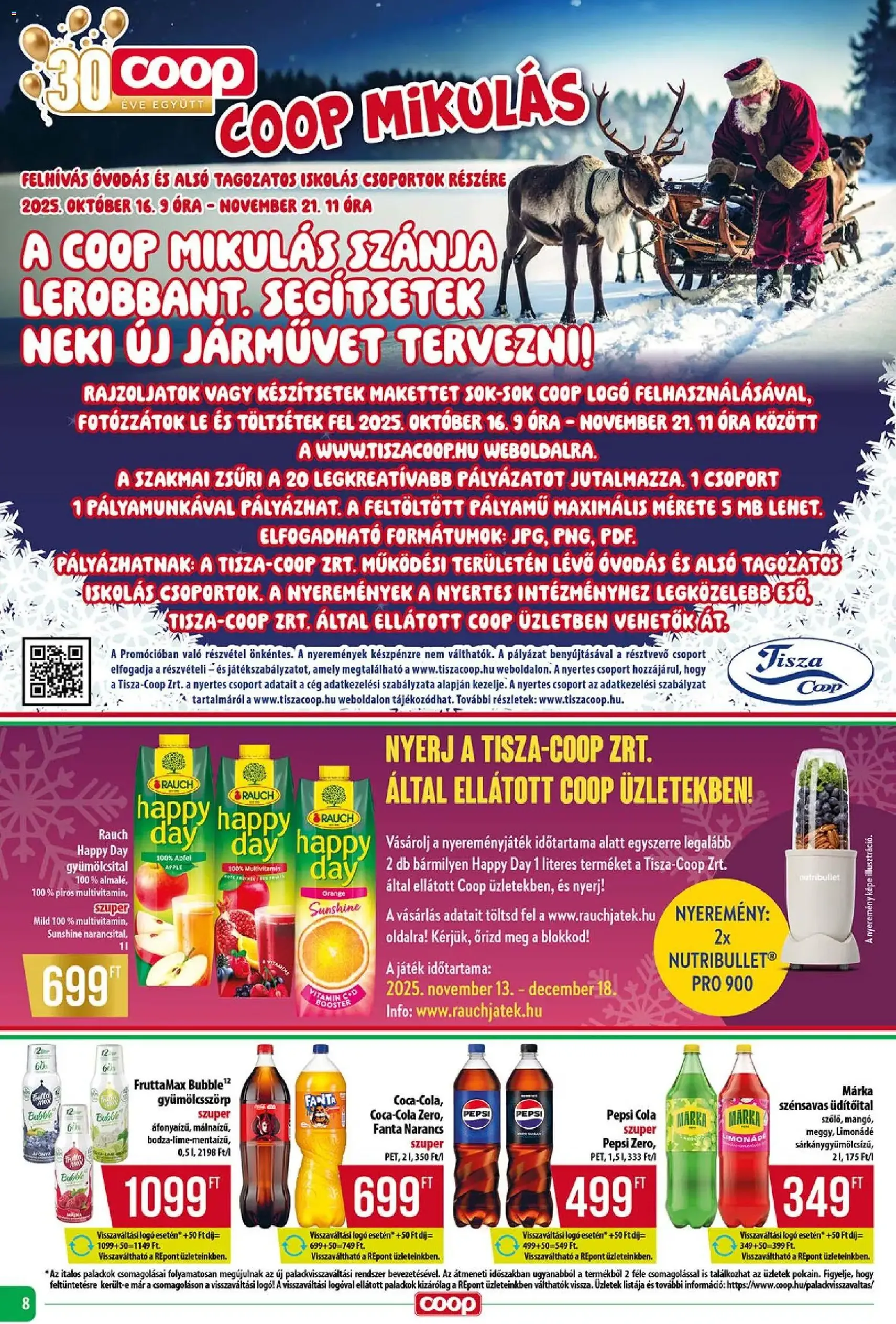 COOP Szolnok Akciós újság - 2025.11.13. érvényes szórólap 8 oldal 12 oldalból