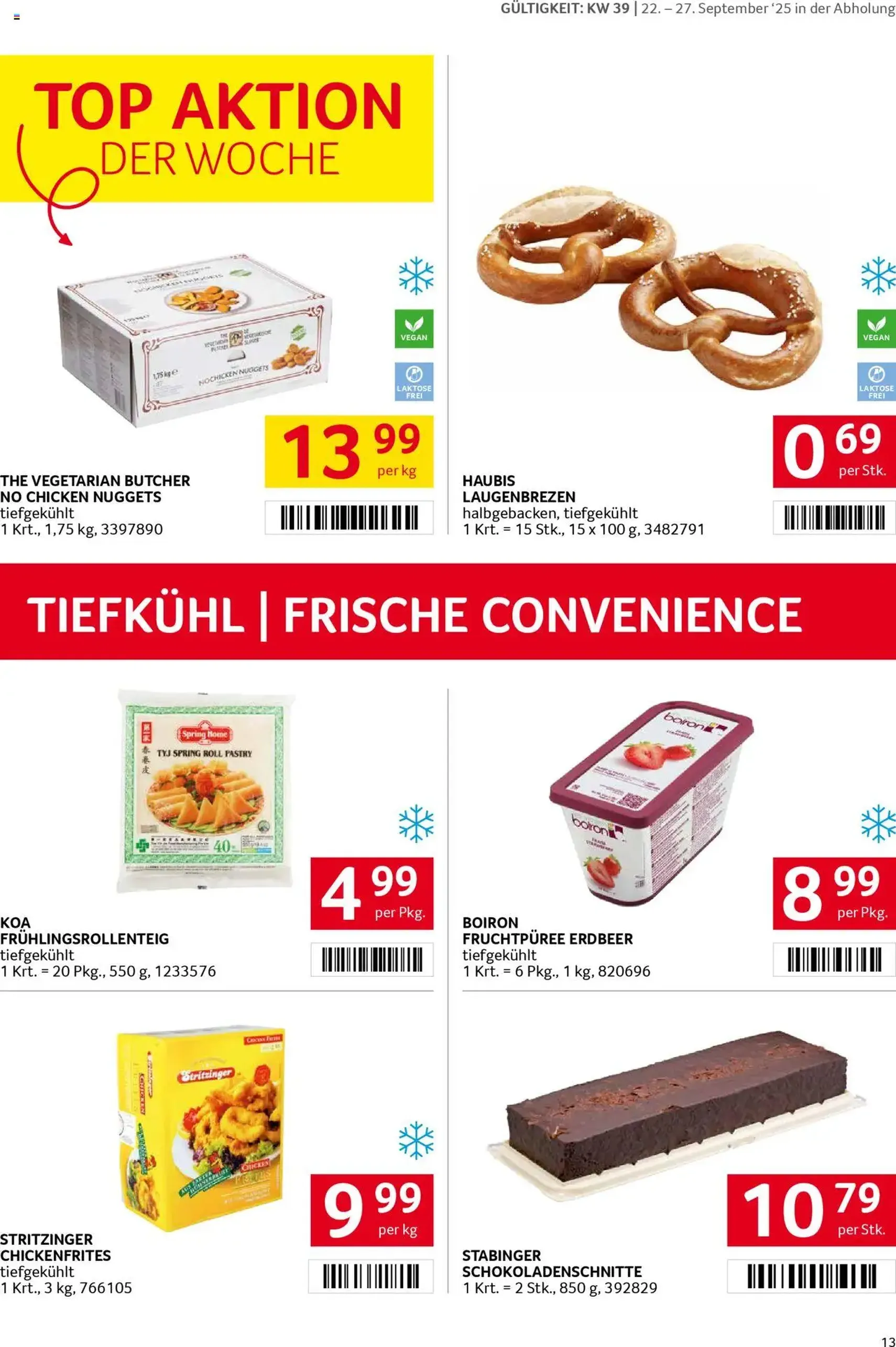 Transgourmet Flugblatt - Gültiger Prospekt ab 22.09.2025, Seite 11 von insgesamt 30 Transgourmet Flugblatt - Gültiger Prospekt ab 22.09.2025, Seite 11 von insgesamt 30