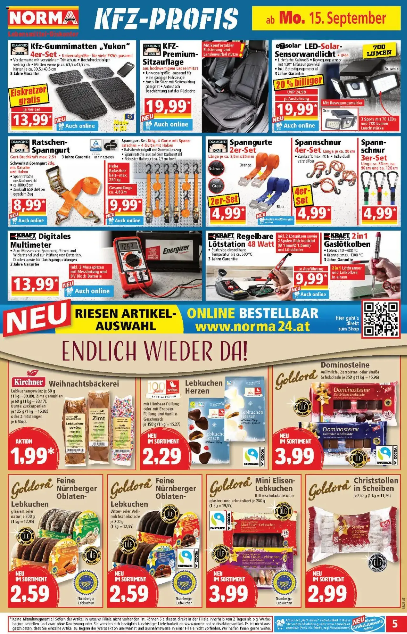 Norma Flugblatt - Gültiger Prospekt ab 08.09.2025, Seite 5 von insgesamt 18