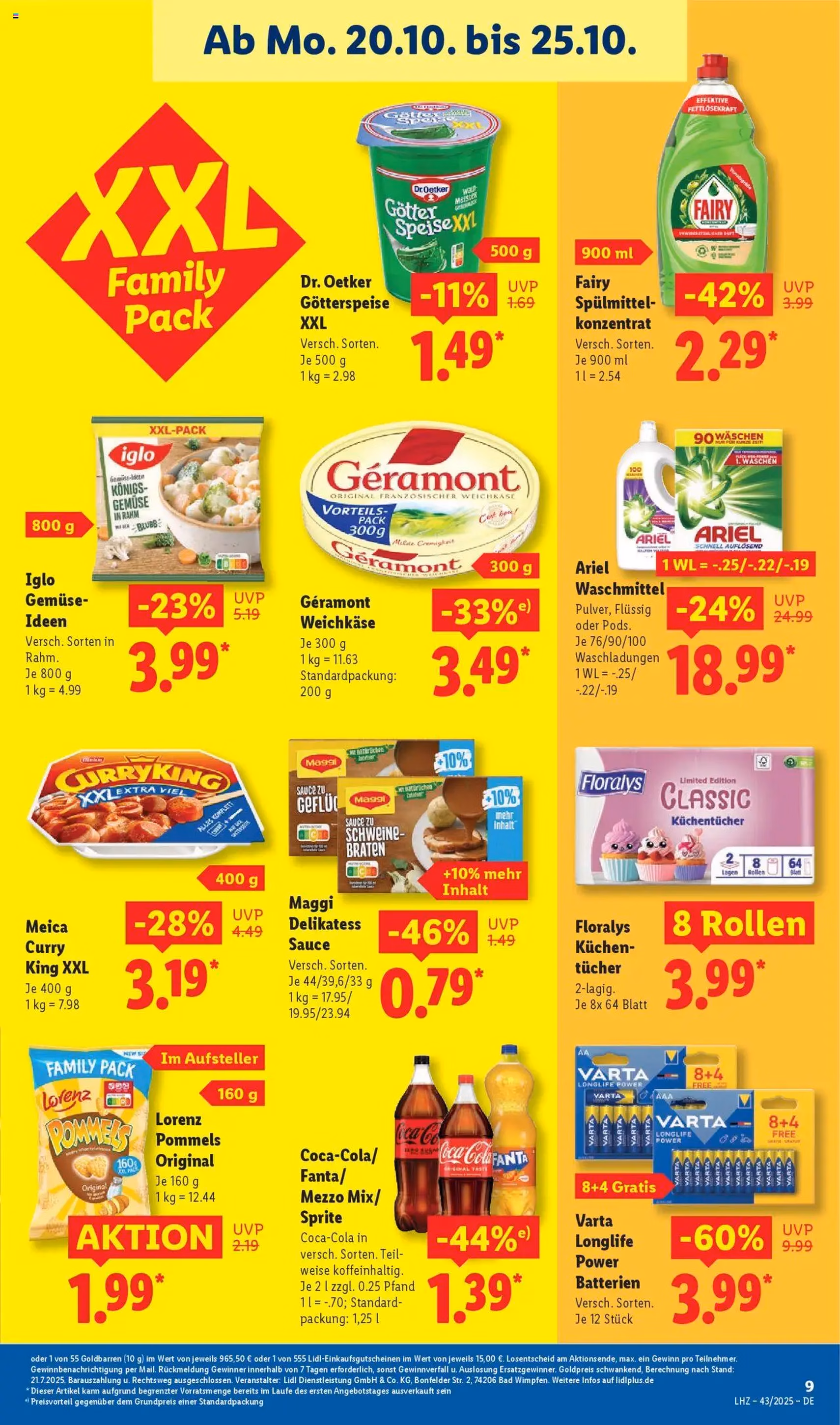 Lidl - Prospekt - Gültiger Prospekt ab 20.10.2025, Seite 19 von insgesamt 69 Lidl - Prospekt - Gültiger Prospekt ab 20.10.2025, Seite 19 von insgesamt 69