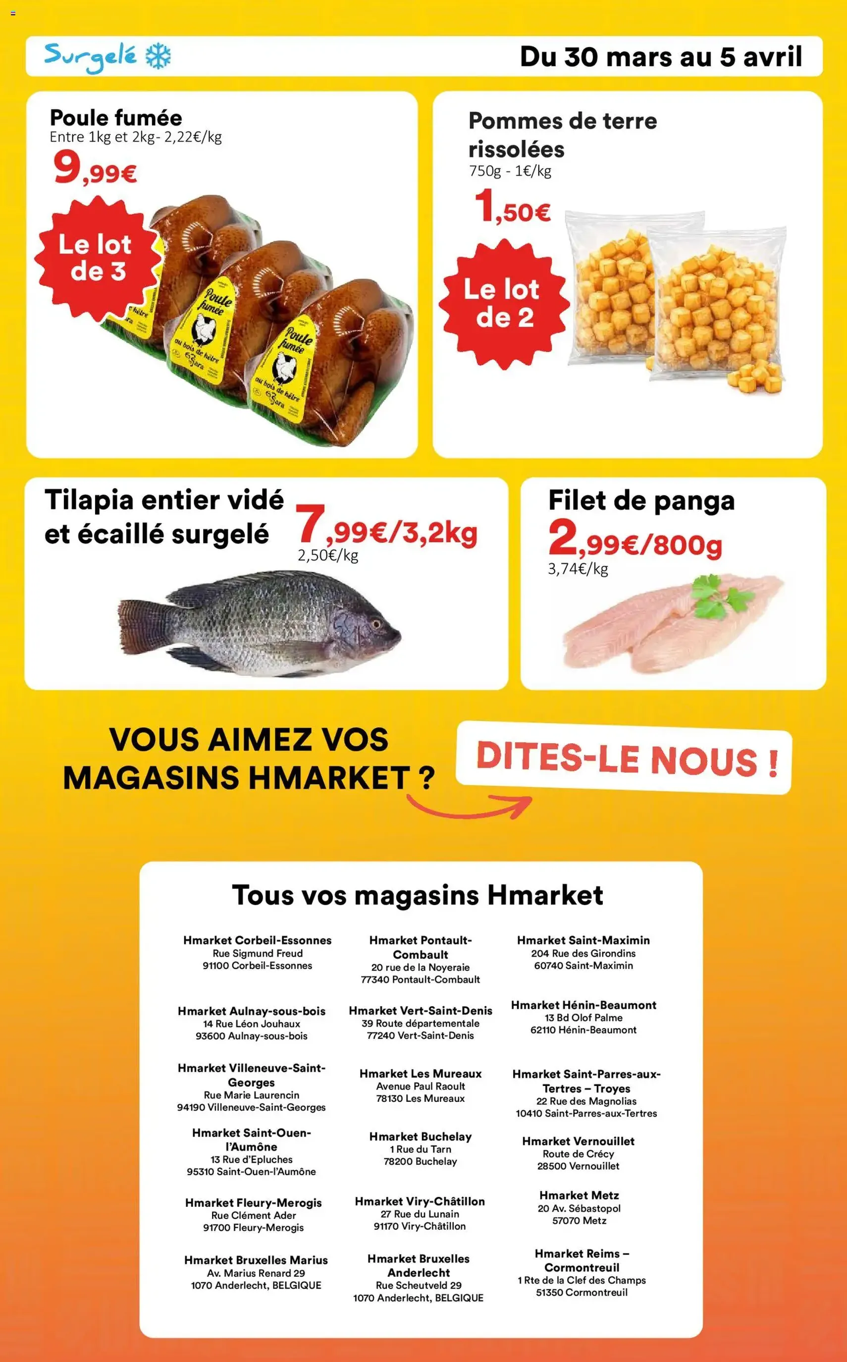 Hmarket catalogue - brochure valable à partir du 30/03/2026, page 3 sur 3
