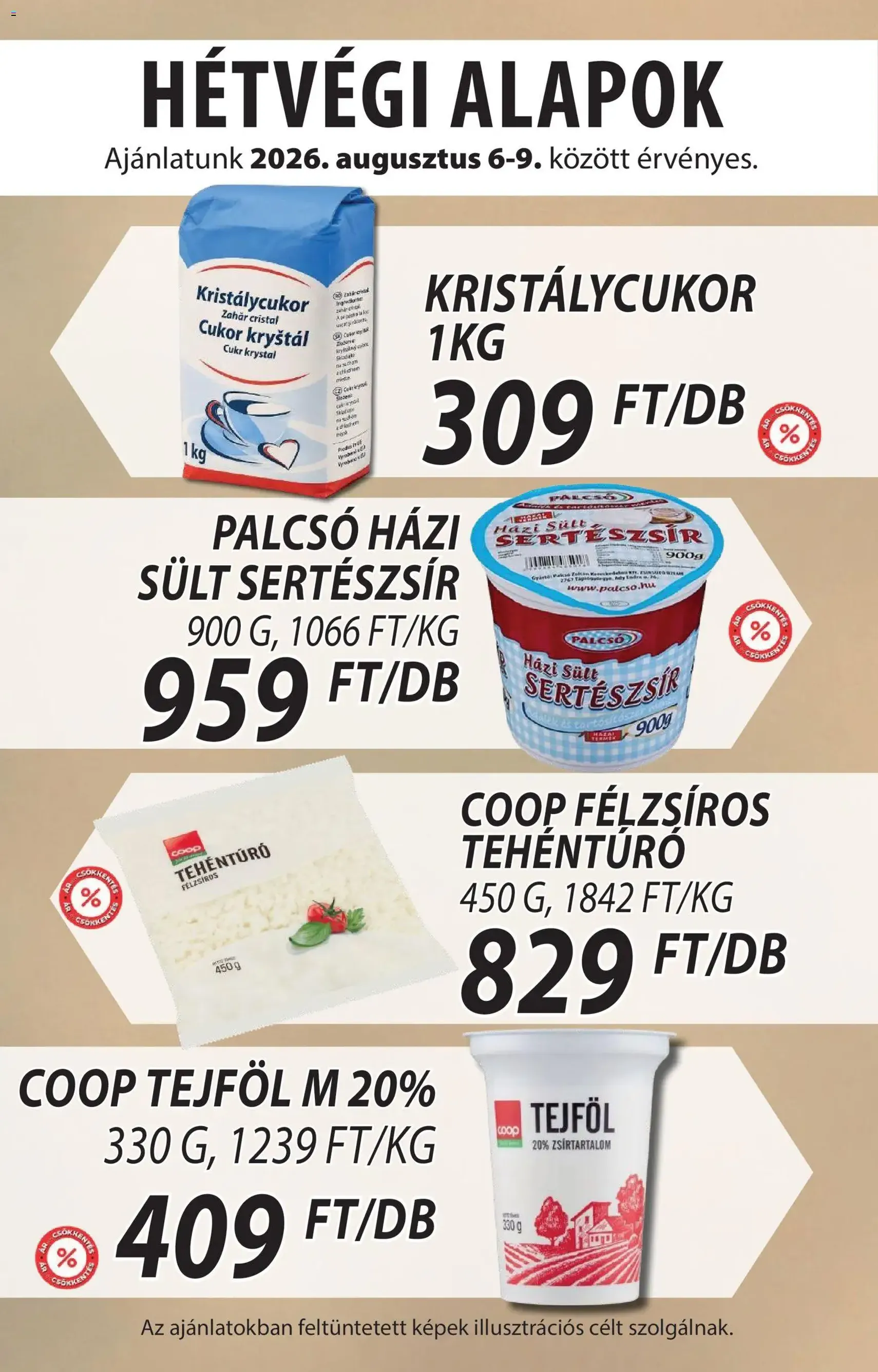 COOP Szolnok akciós újság - 2026.08.06. érvényes szórólap 4 oldal 19 oldalból