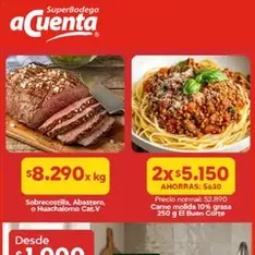 Vista previa del folleto Super Bodega aCuenta Ofertas válido desde 02.08.2026