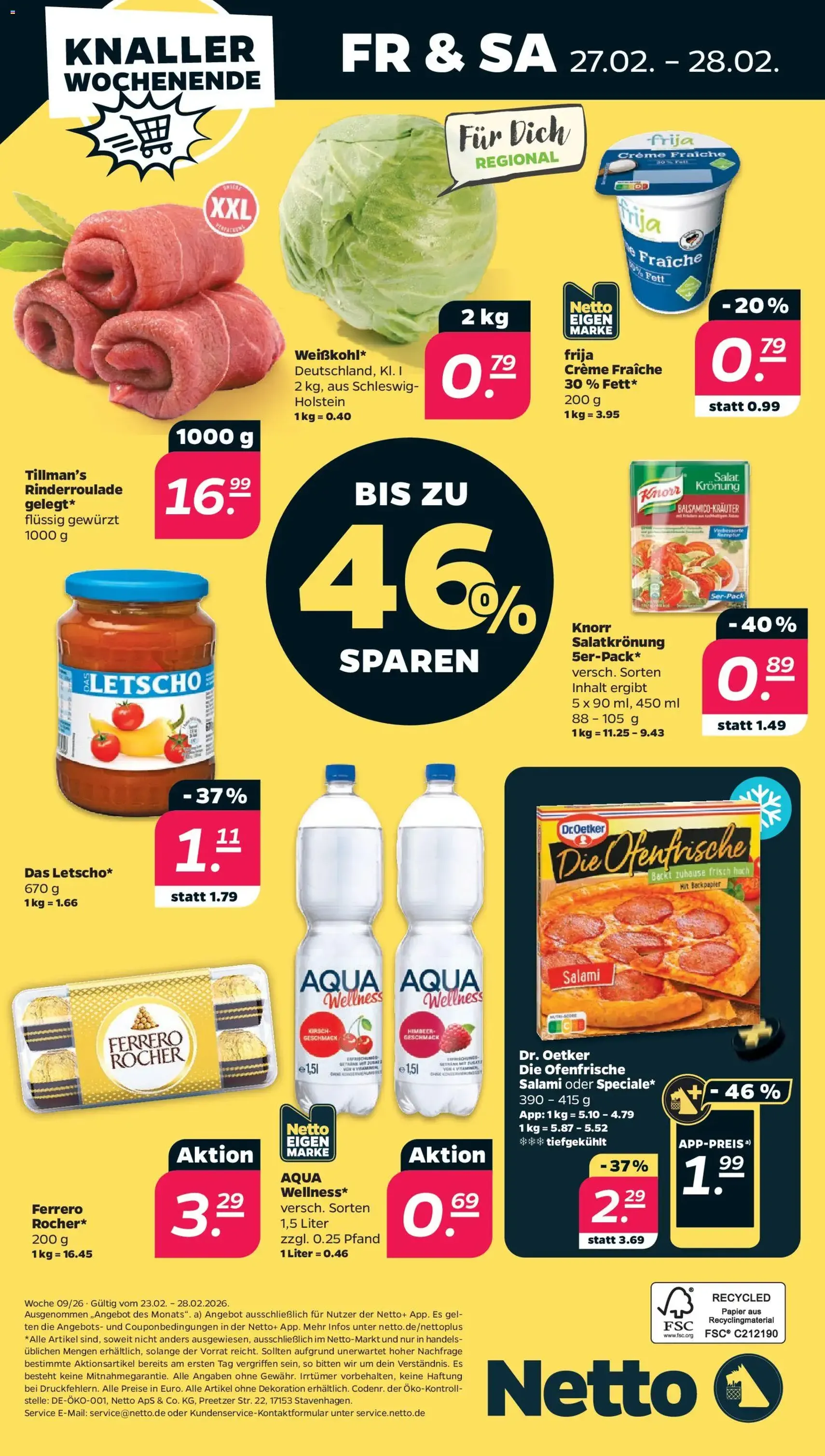 Netto Prospekt - Gültiger Prospekt ab 23.02.2026, Seite 38 von insgesamt 42