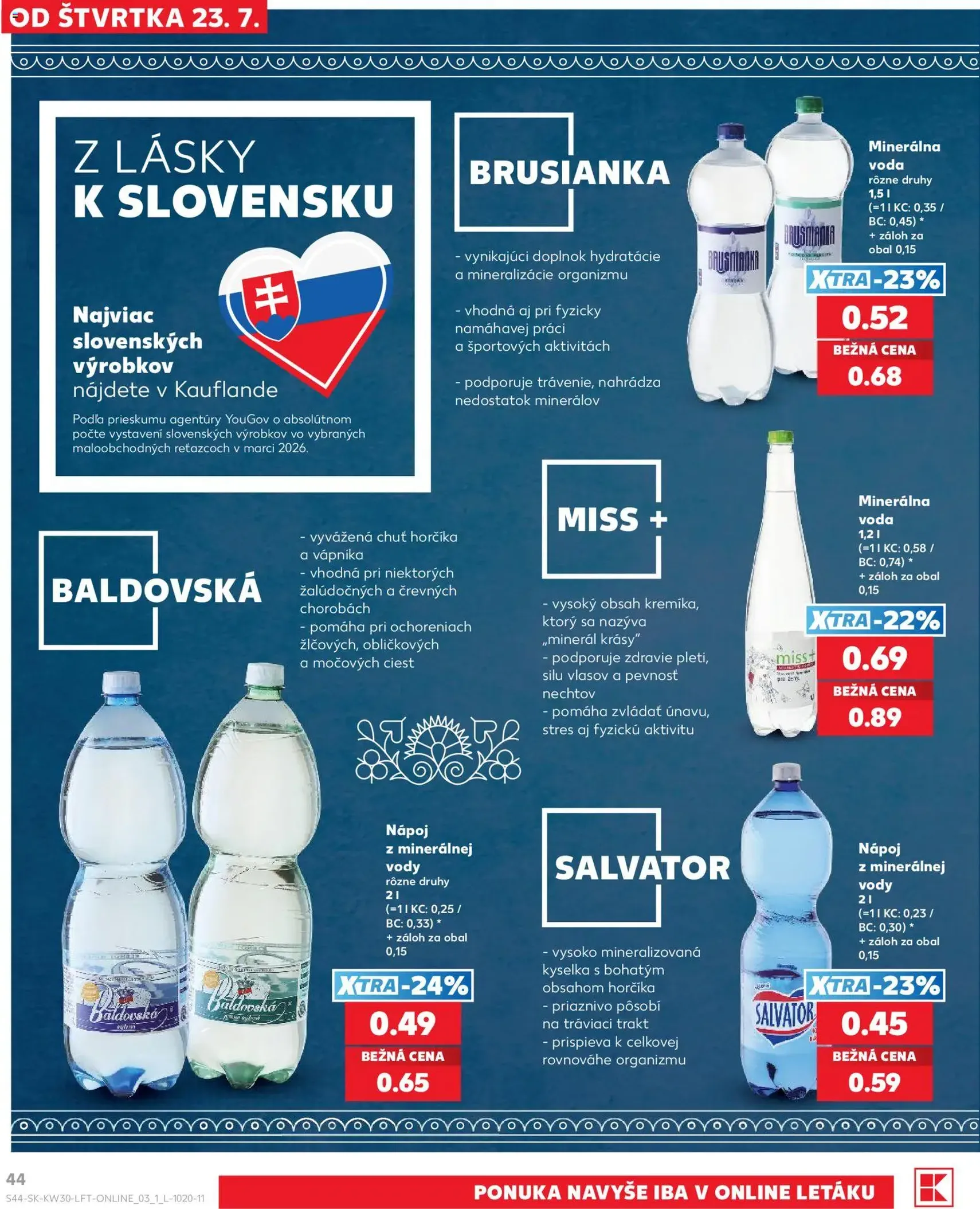 Kaufland leták - platný leták od 23.07.2026 strana 44 z 74