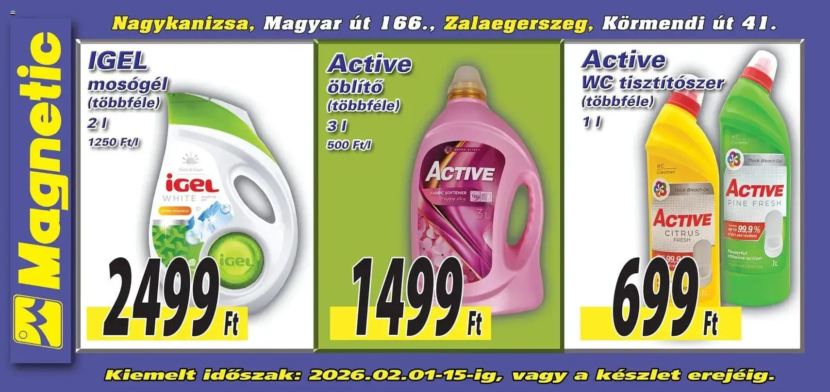 Magnetic - Óriásplakátok - 2026.02.01. érvényes szórólap 5 oldal 6 oldalból
