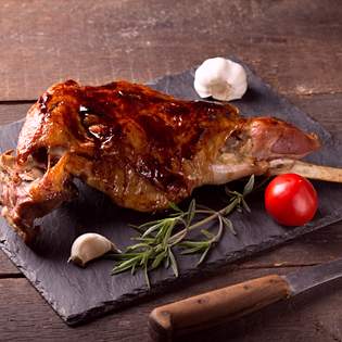 Recipe preview Roast leg of lamb with bone