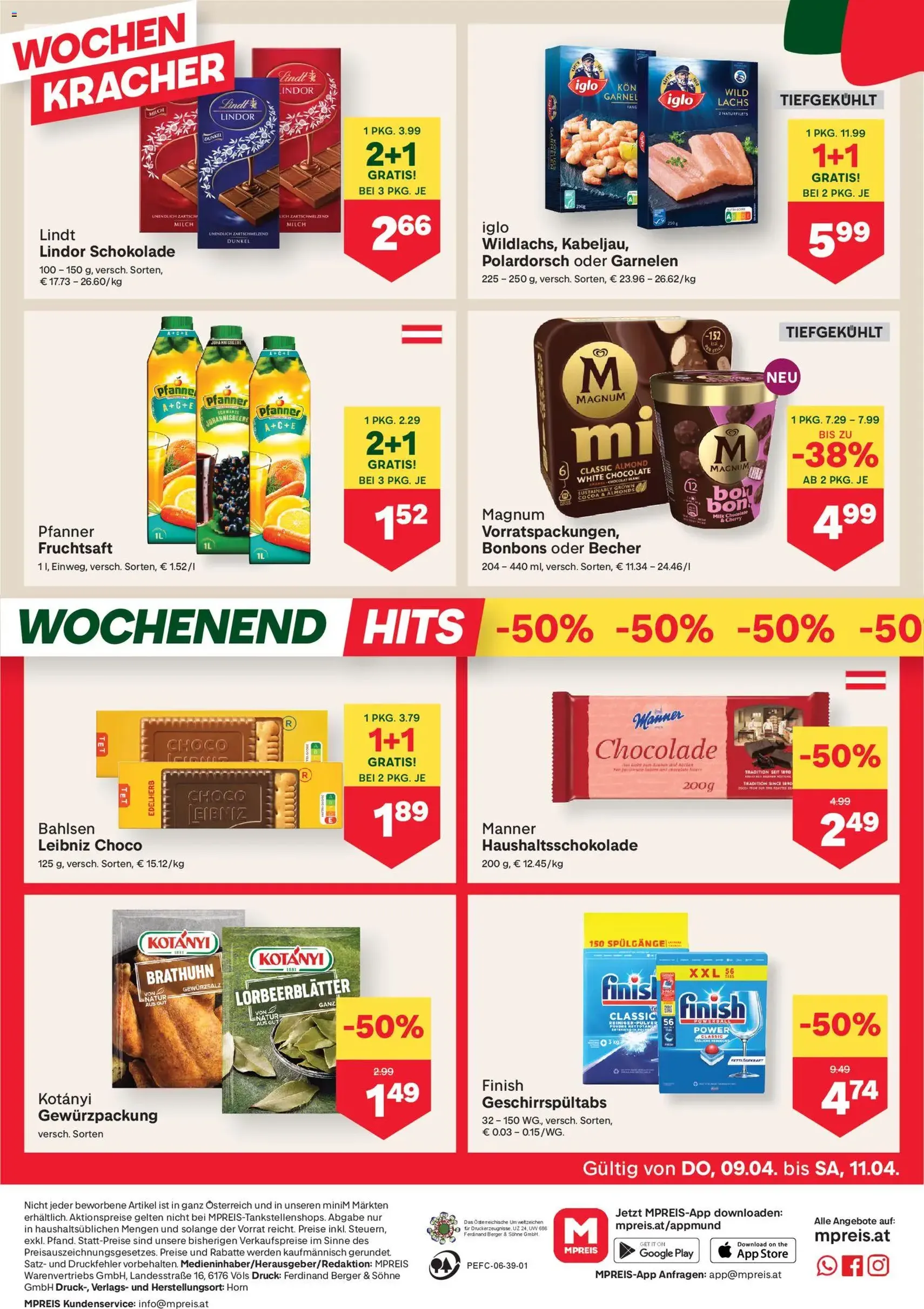 MPREIS Flugblatt - Gültiger Prospekt ab 09.04.2026, Seite 12 von insgesamt 17