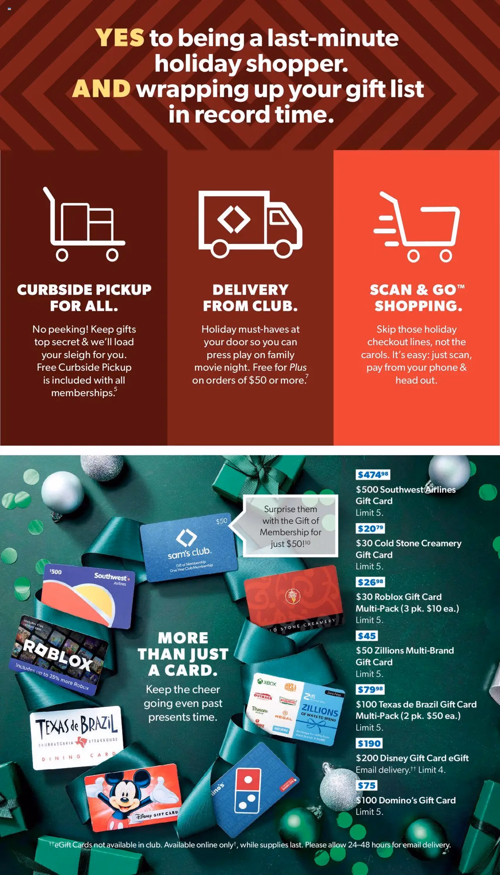 Sam's Club Black Friday - valid flyer from 10/29/2025, page 50 of 52