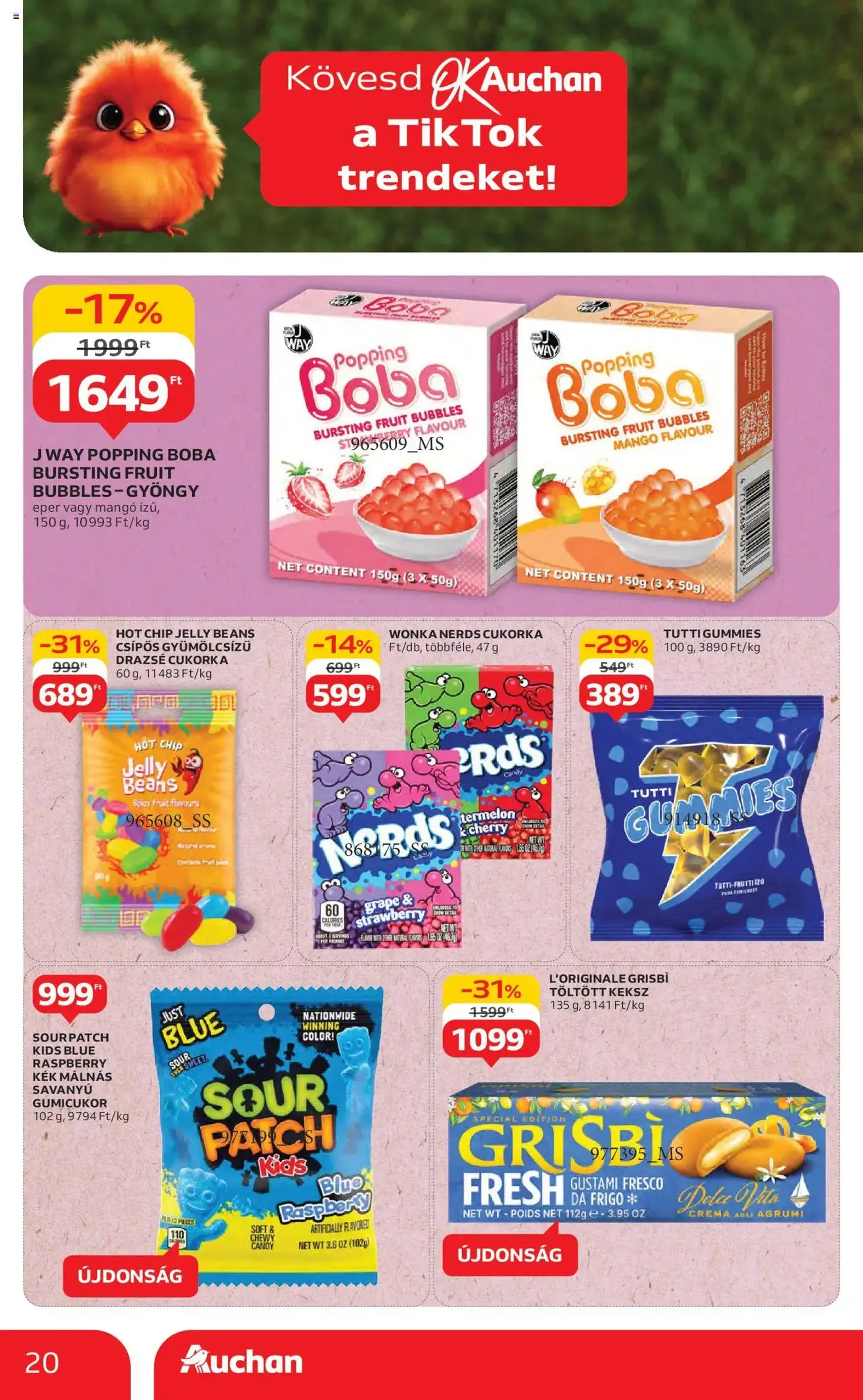 Auchan Akciós újság - 2025.07.31. érvényes szórólap 20 oldal 42 oldalból Auchan Akciós újság - 2025.07.31. érvényes szórólap 20 oldal 42 oldalból