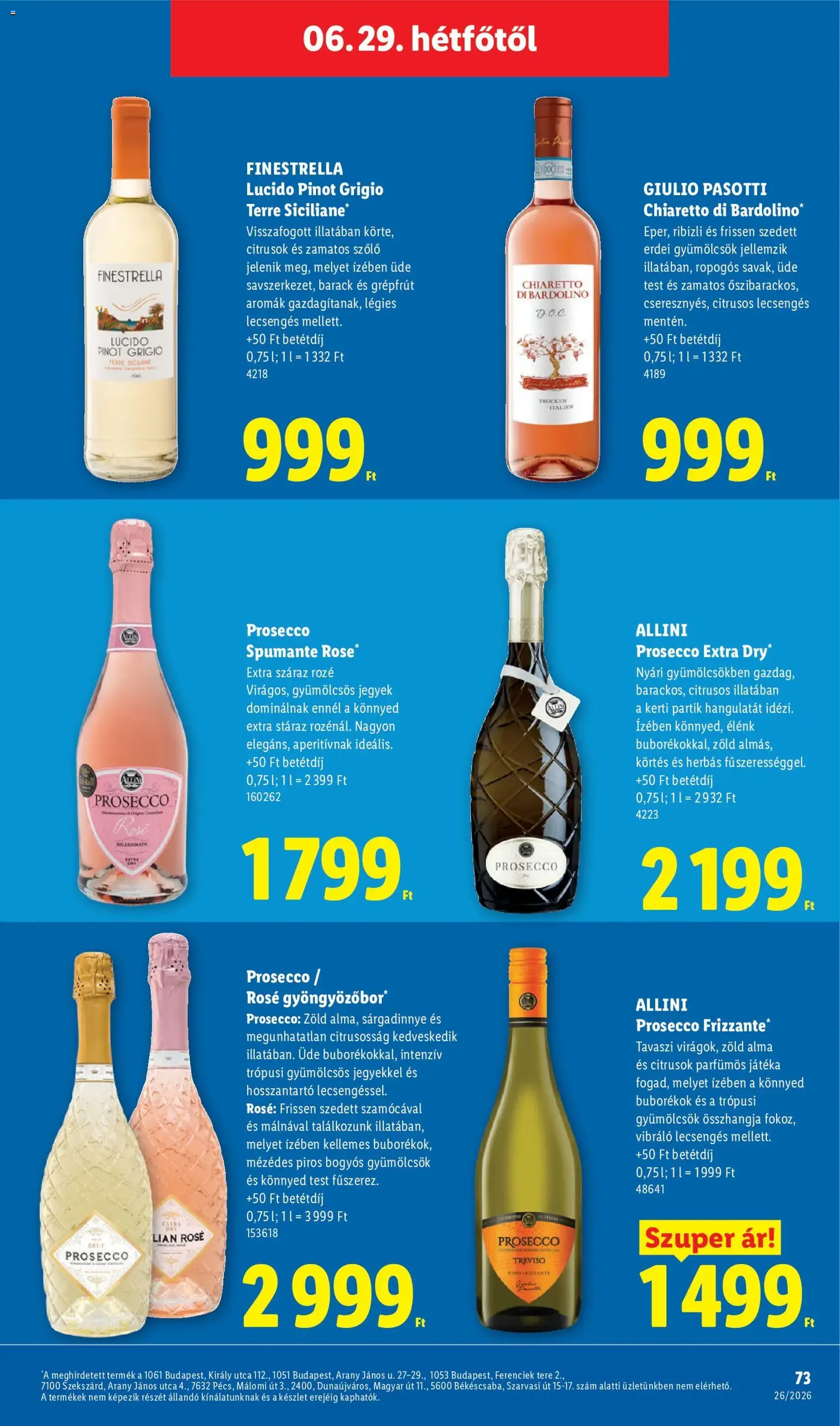 Lidl akciós újság - 2026.06.25. érvényes szórólap 73 oldal 74 oldalból