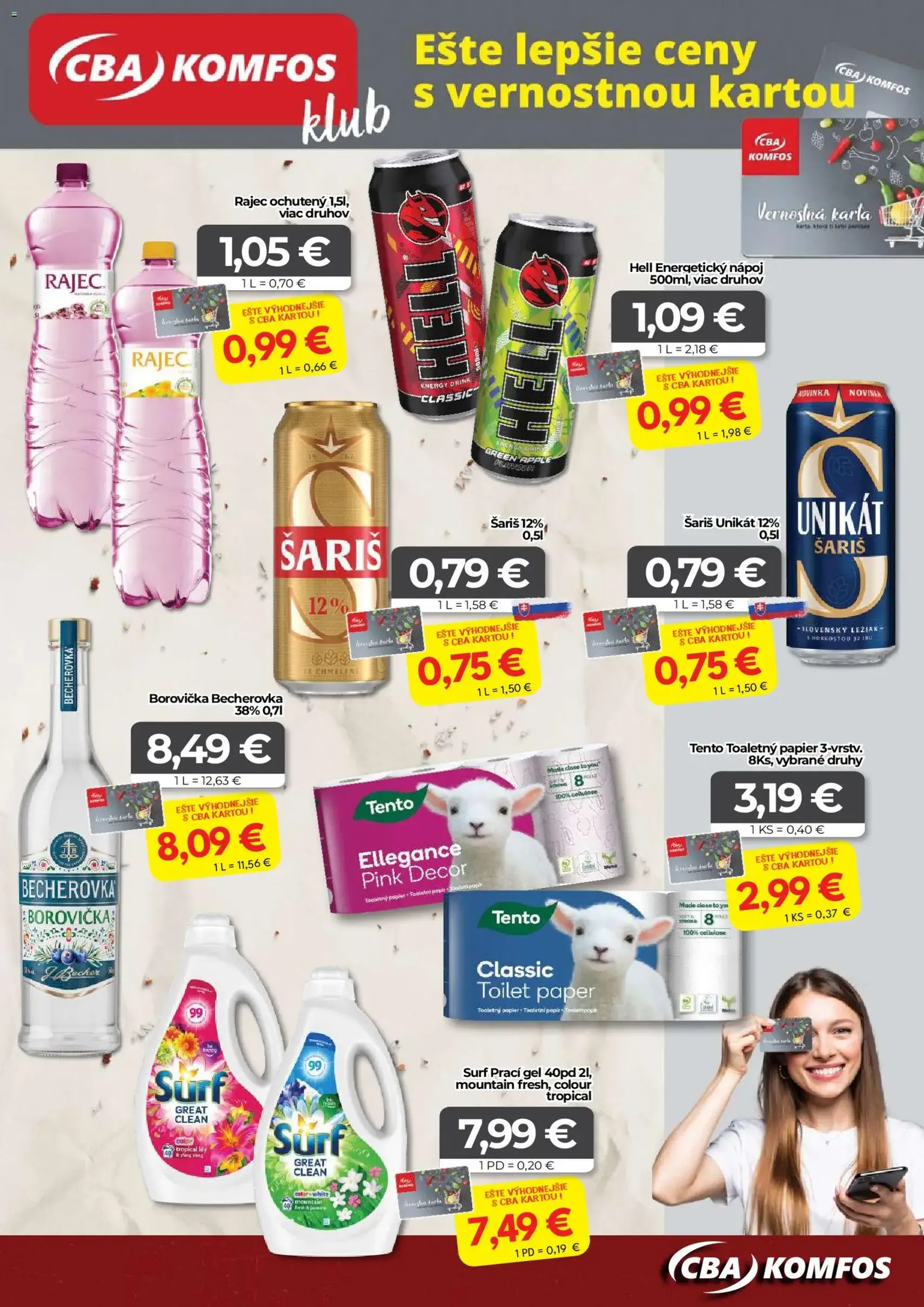 CBA Komfos leták - platný leták od 24.04.2026 strana 15 z 16