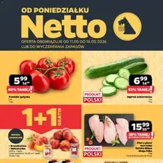 Netto gazetka od poniedziałku spożywcza - podgląd gazetki ważnej od 11.05.2026