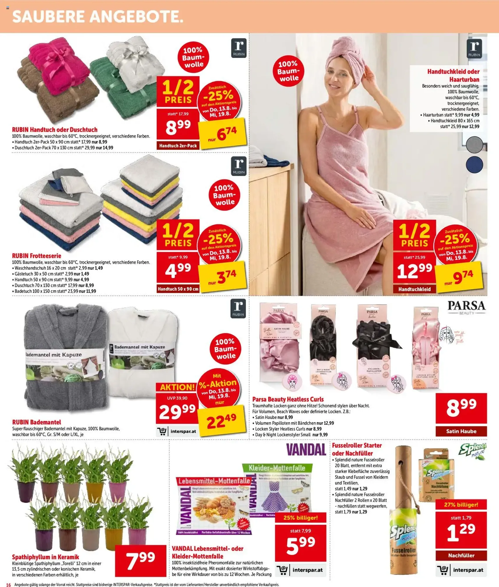 Interspar - Flugblatt - Gültiger Prospekt ab 13.08.2026, Seite 16 von insgesamt 20