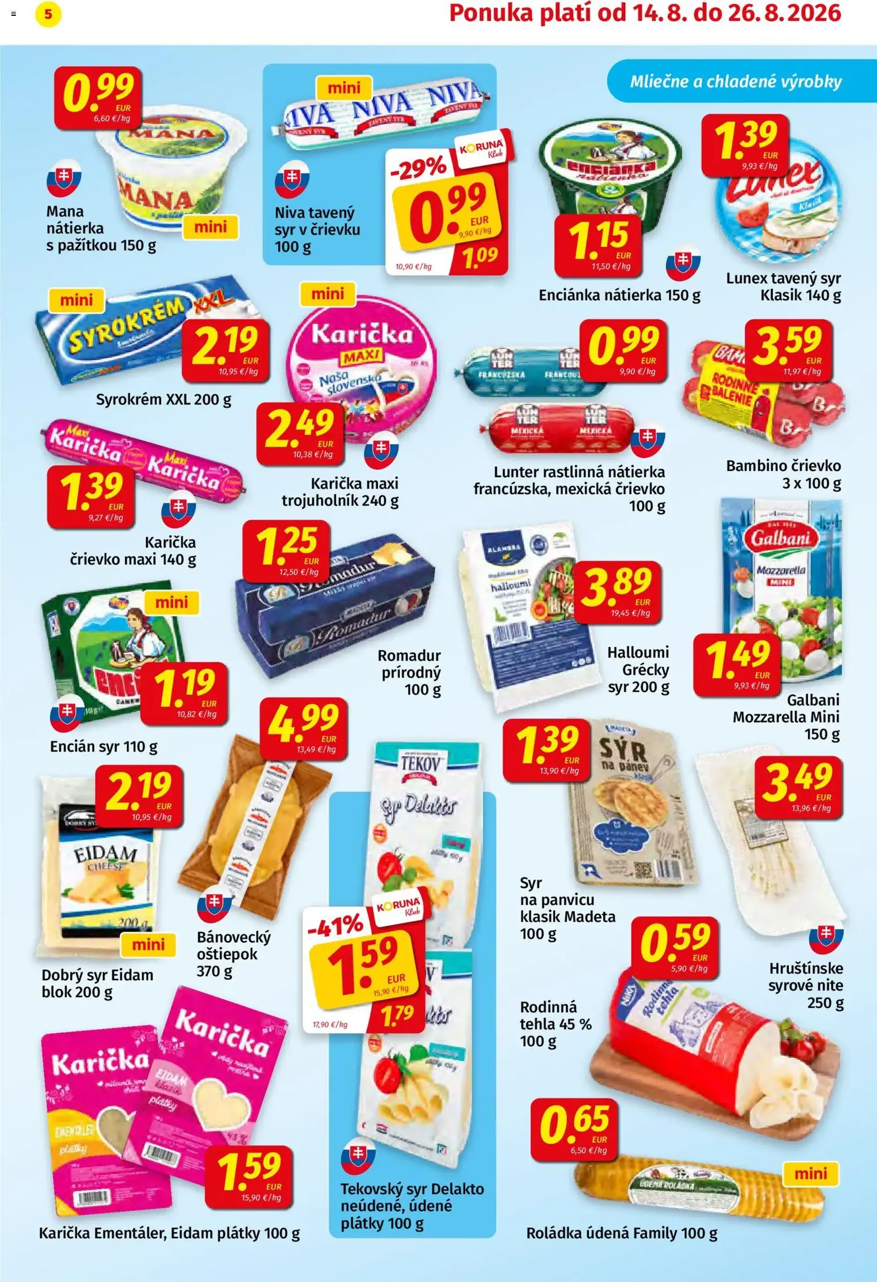 Koruna leták - platný leták od 14.08.2026 strana 5 z 24