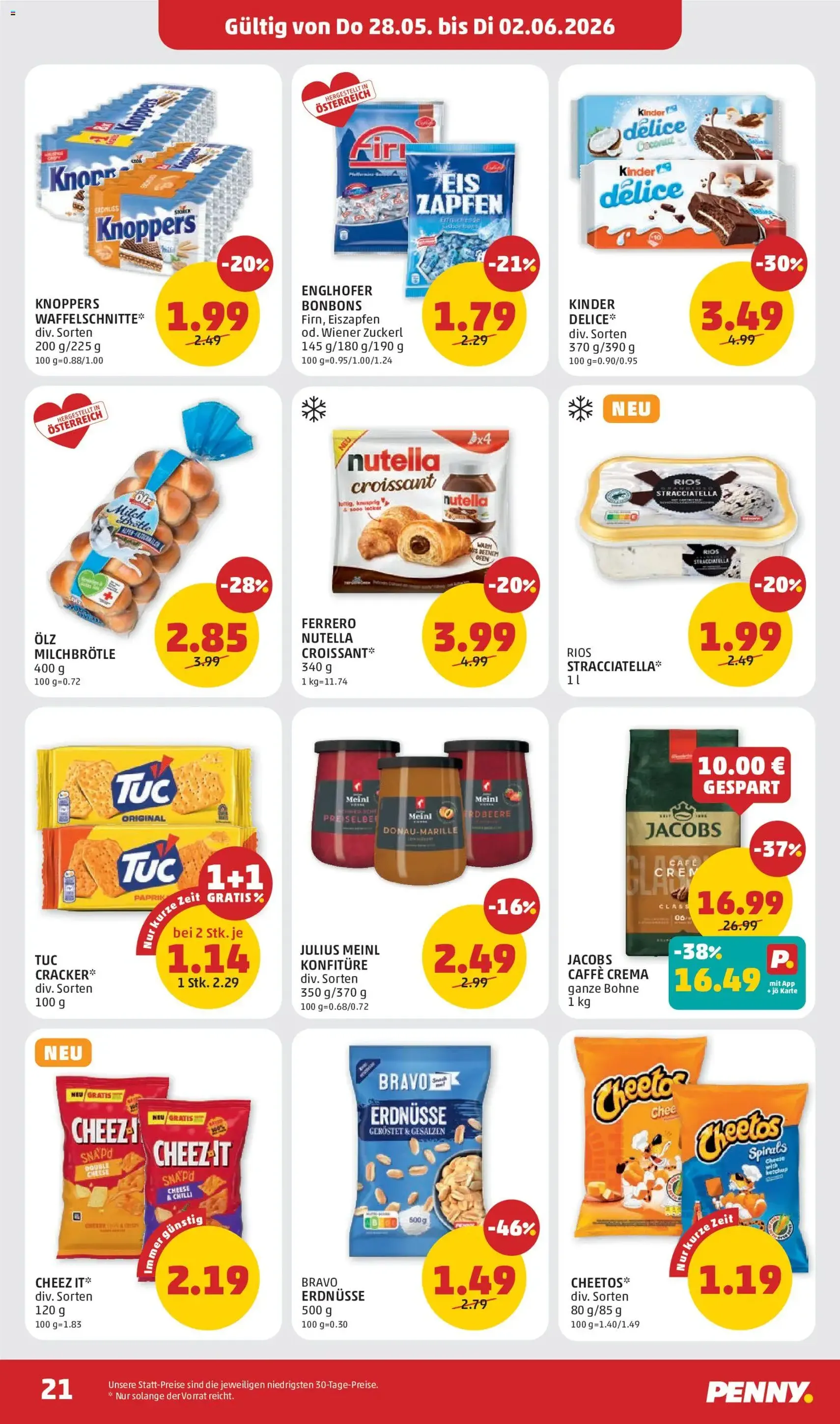 Penny Markt Flugblatt - Gültiger Prospekt ab 28.05.2026, Seite 21 von insgesamt 32