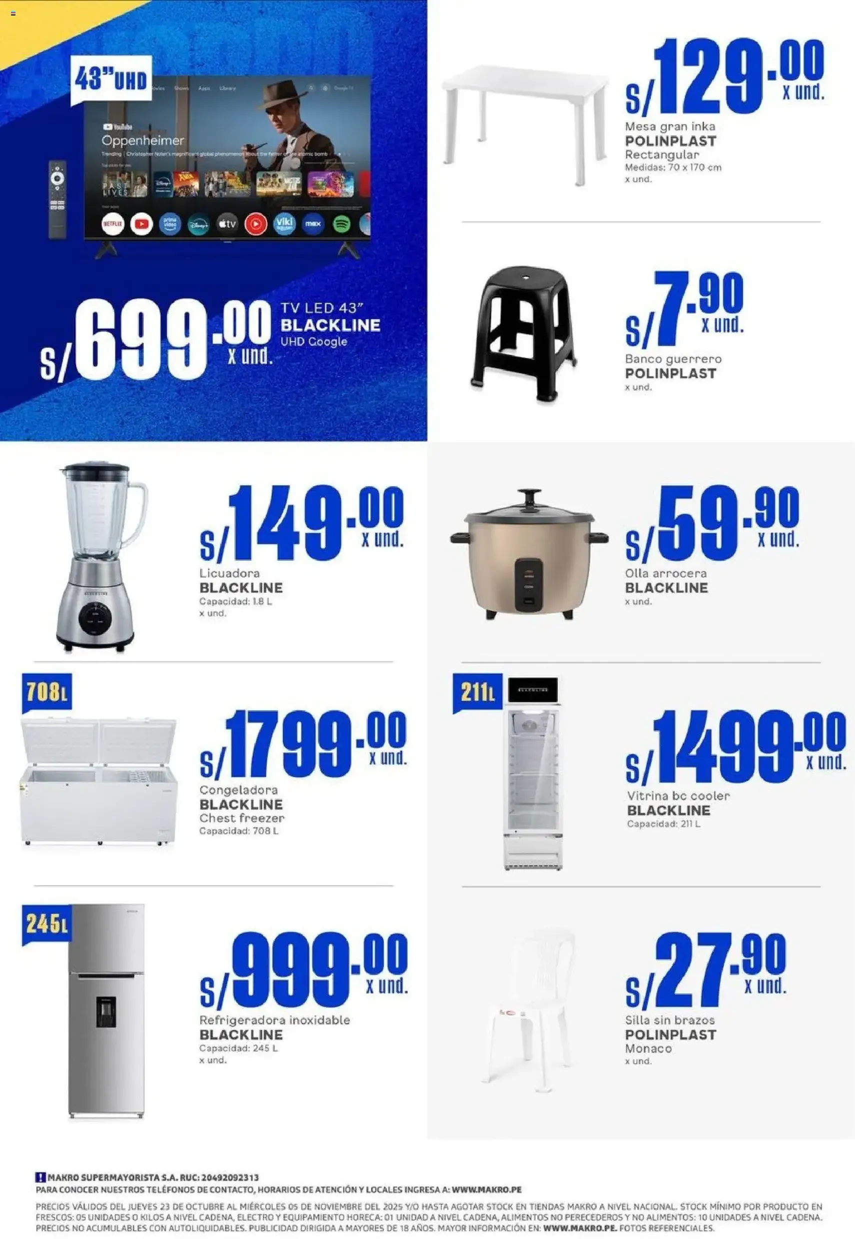 Makro - Catálogo Makroahorro VIG#22 - folleto válido desde 23/10/2025 página 24 de 24 Makro - Catálogo Makroahorro VIG#22 - folleto válido desde 23/10/2025 página 24 de 24