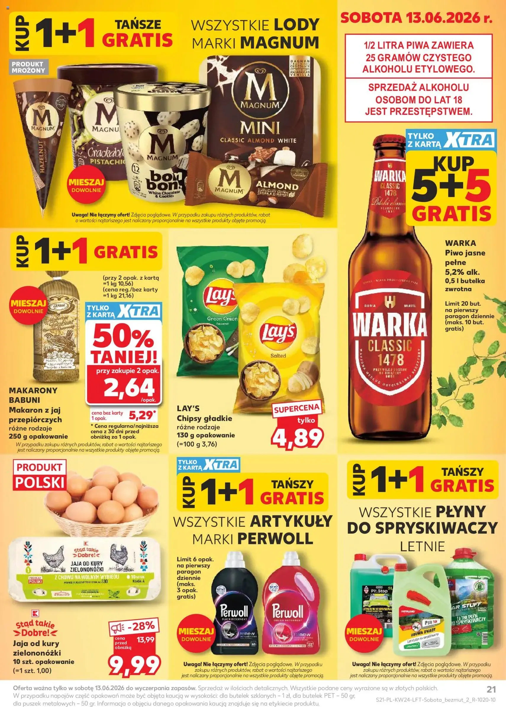 Kaufland gazetka - ważny gazetka od 11.06.2026 strona 21 z 68