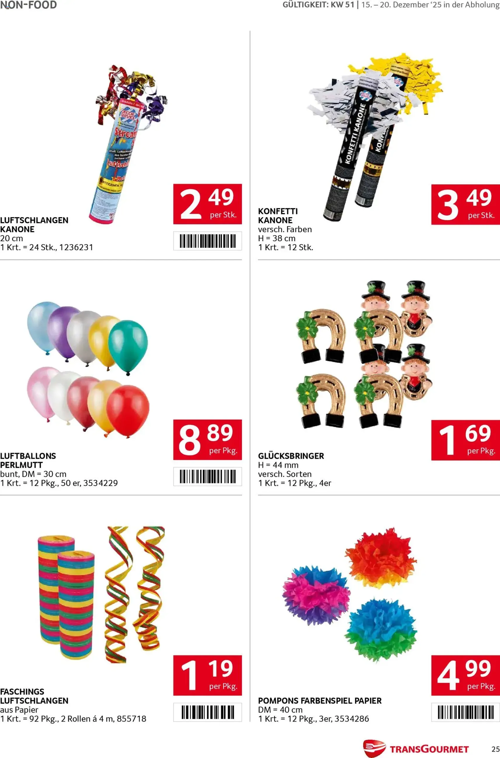 Transgourmet Flugblatt - Gültiger Prospekt ab 15.12.2025, Seite 24 von insgesamt 39