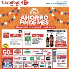 Vista previa del folleto Carrefour Market catálogo válido desde 18/09/2025