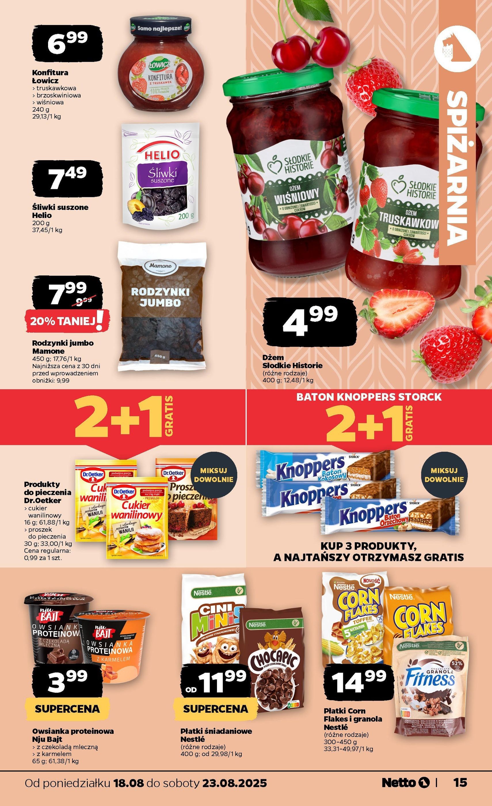 Netto gazetka - Spożywcza - ważny gazetka od 18.08.2025 strona 15 z 33 Netto gazetka - Spożywcza - ważny gazetka od 18.08.2025 strona 15 z 33
