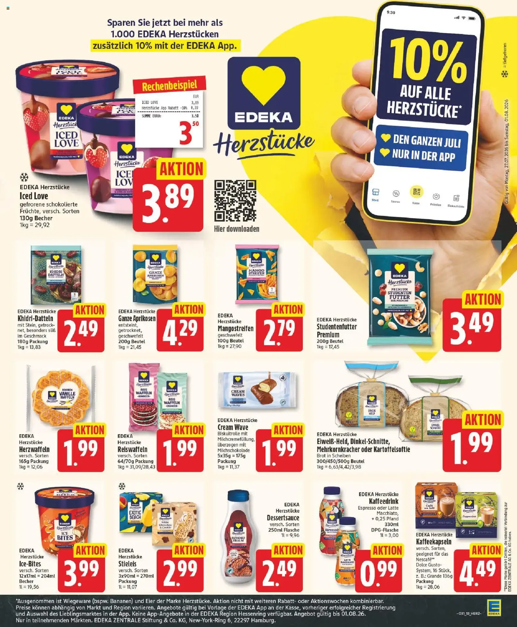 Edeka Prospekt - Gültiger Prospekt ab 27.07.2026, Seite 13 von insgesamt 28
