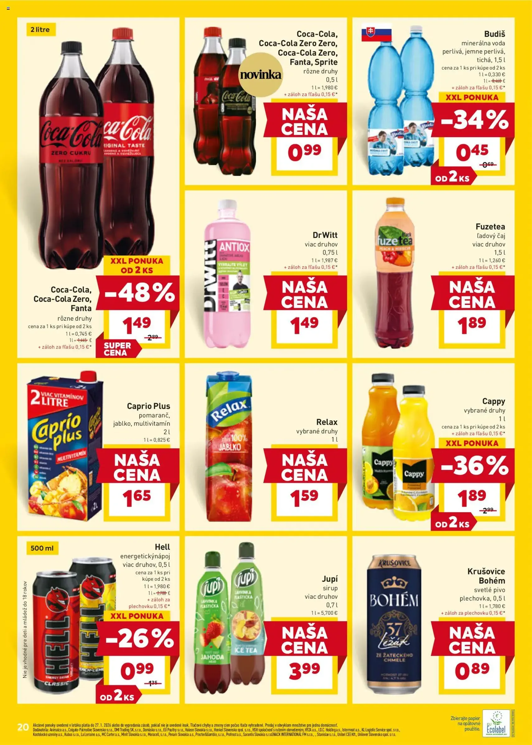 Billa leták - platný leták od 21.01.2026 strana 20 z 24