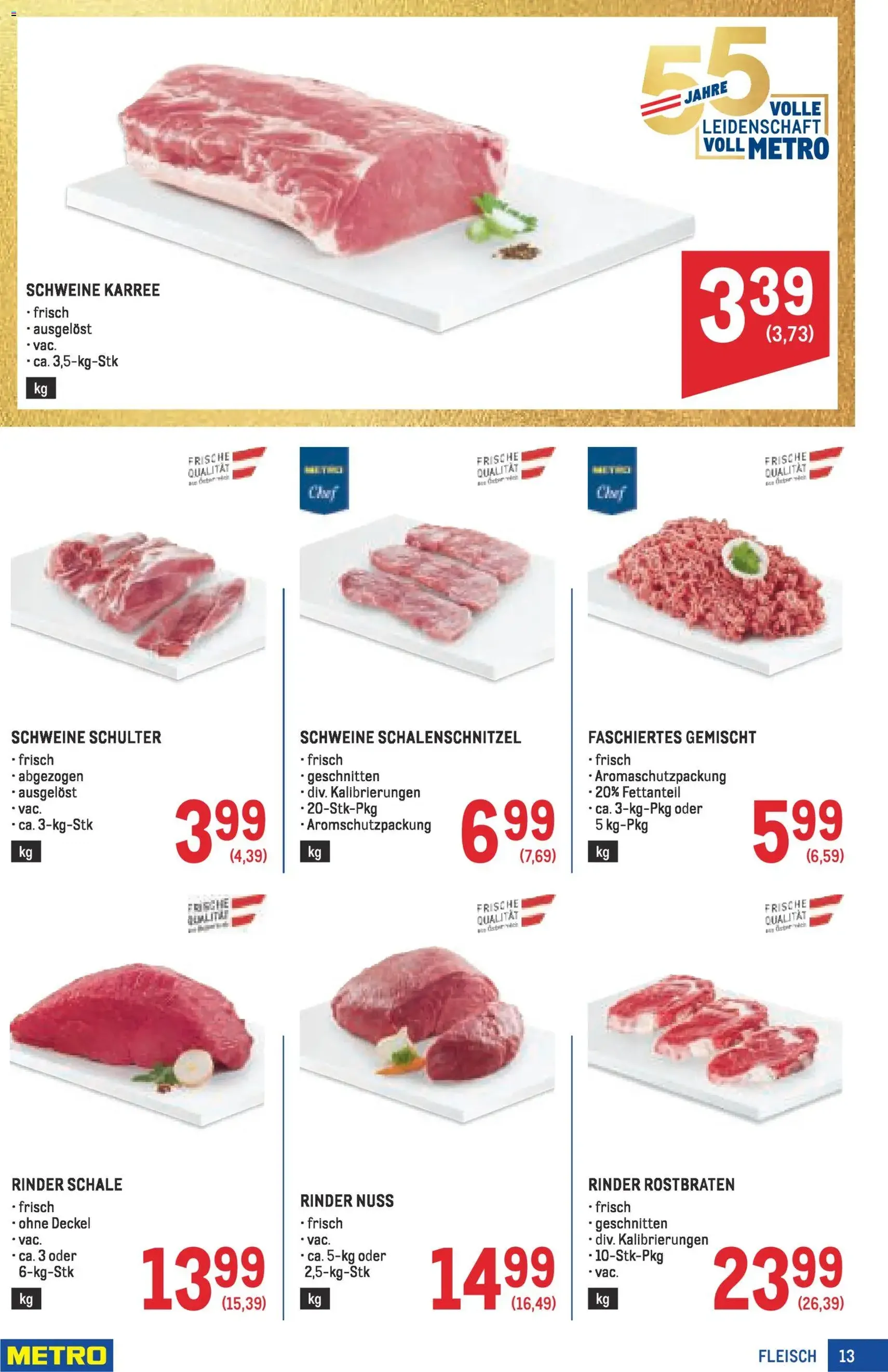Metro angebote Profi - Gültiger Prospekt ab 05.03.2026, Seite 13 von insgesamt 72